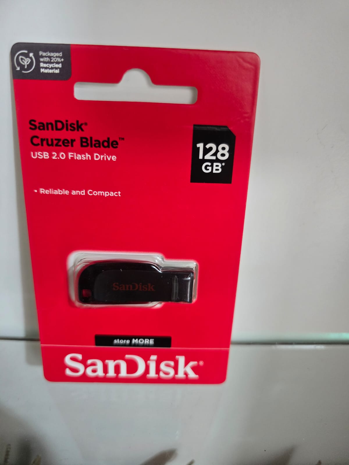 Pendrive sandisk 128 gb Z50 cruzer blade 2.0