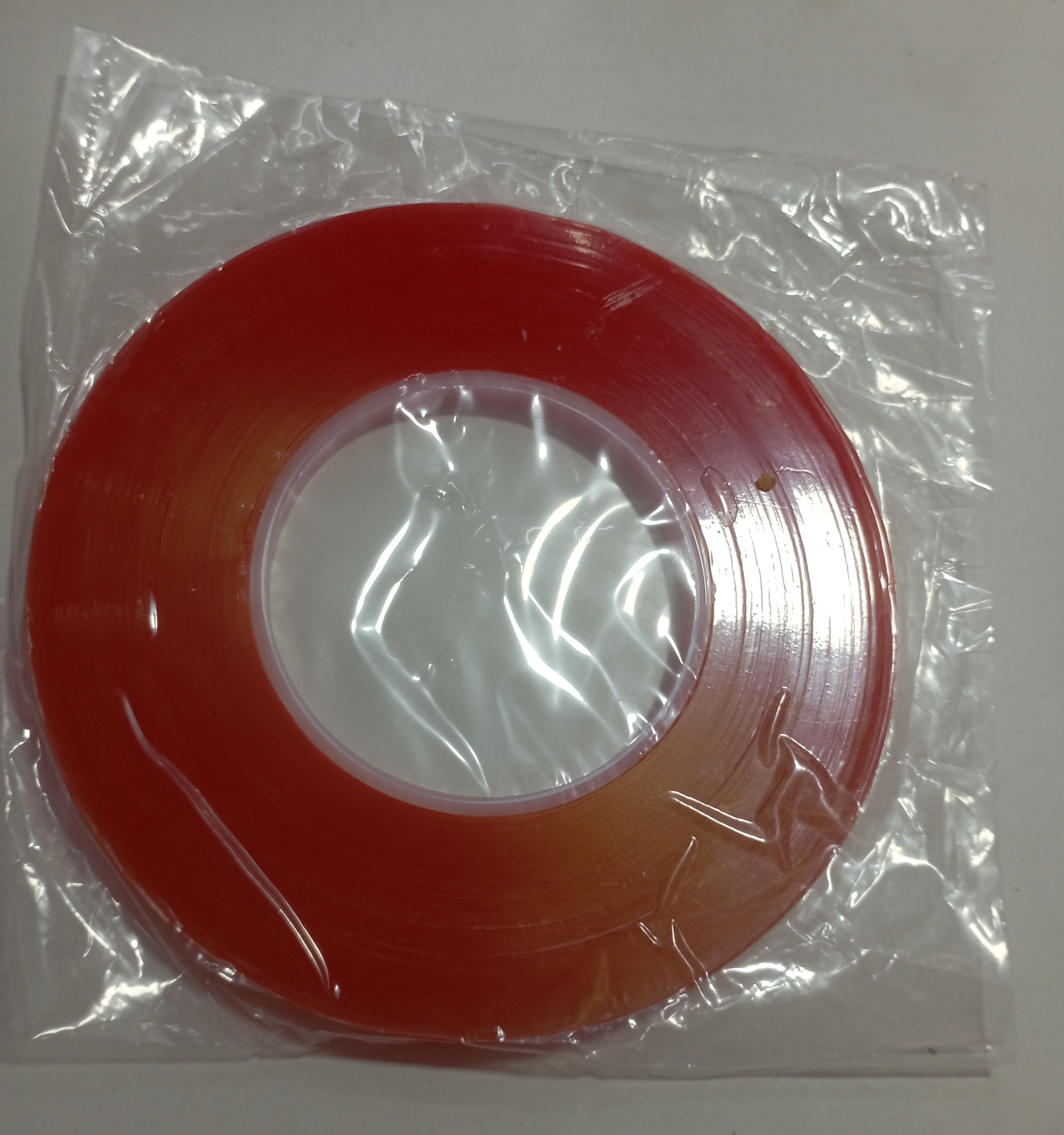 Cinta doble  fas rojo 8mm