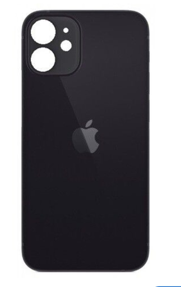 Tapa iphone 12 negro 