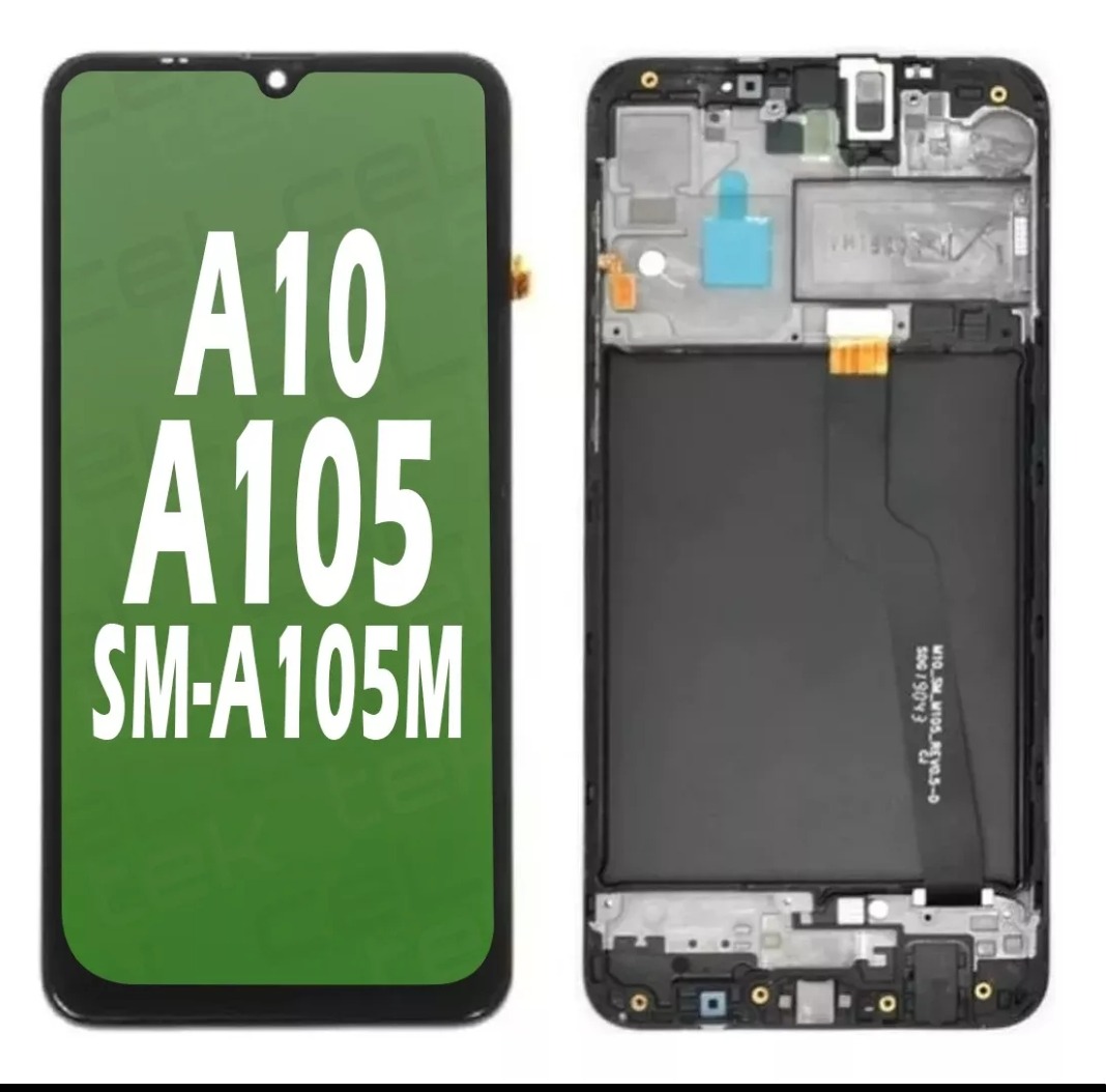 Modulo samsung a10/a105  oled con marco 