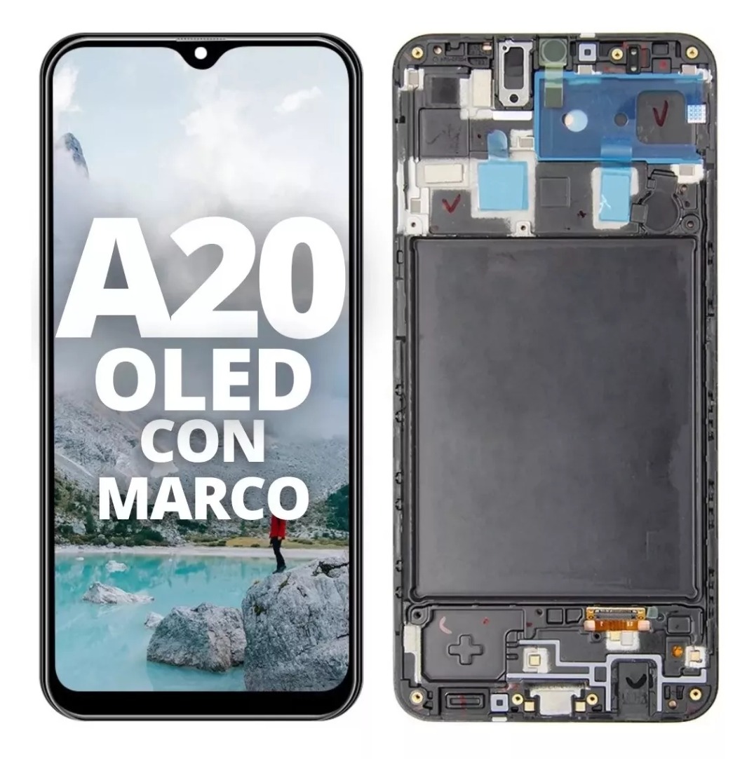 Modulo samsung a205 oled con marco