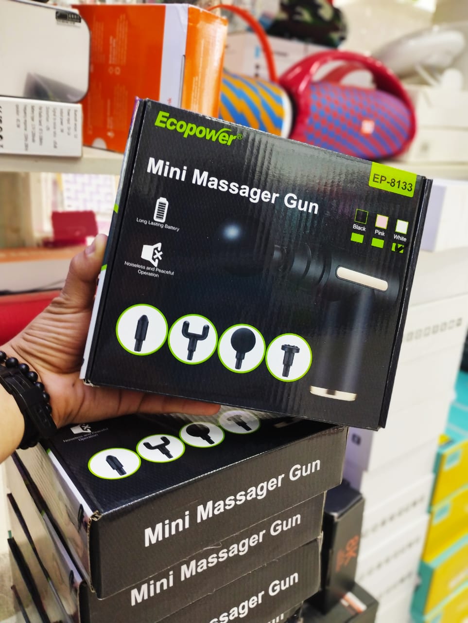 Pistola masajeadora ecopower ep8133