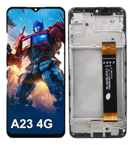 Modulo samsung a23 4g original con marco 