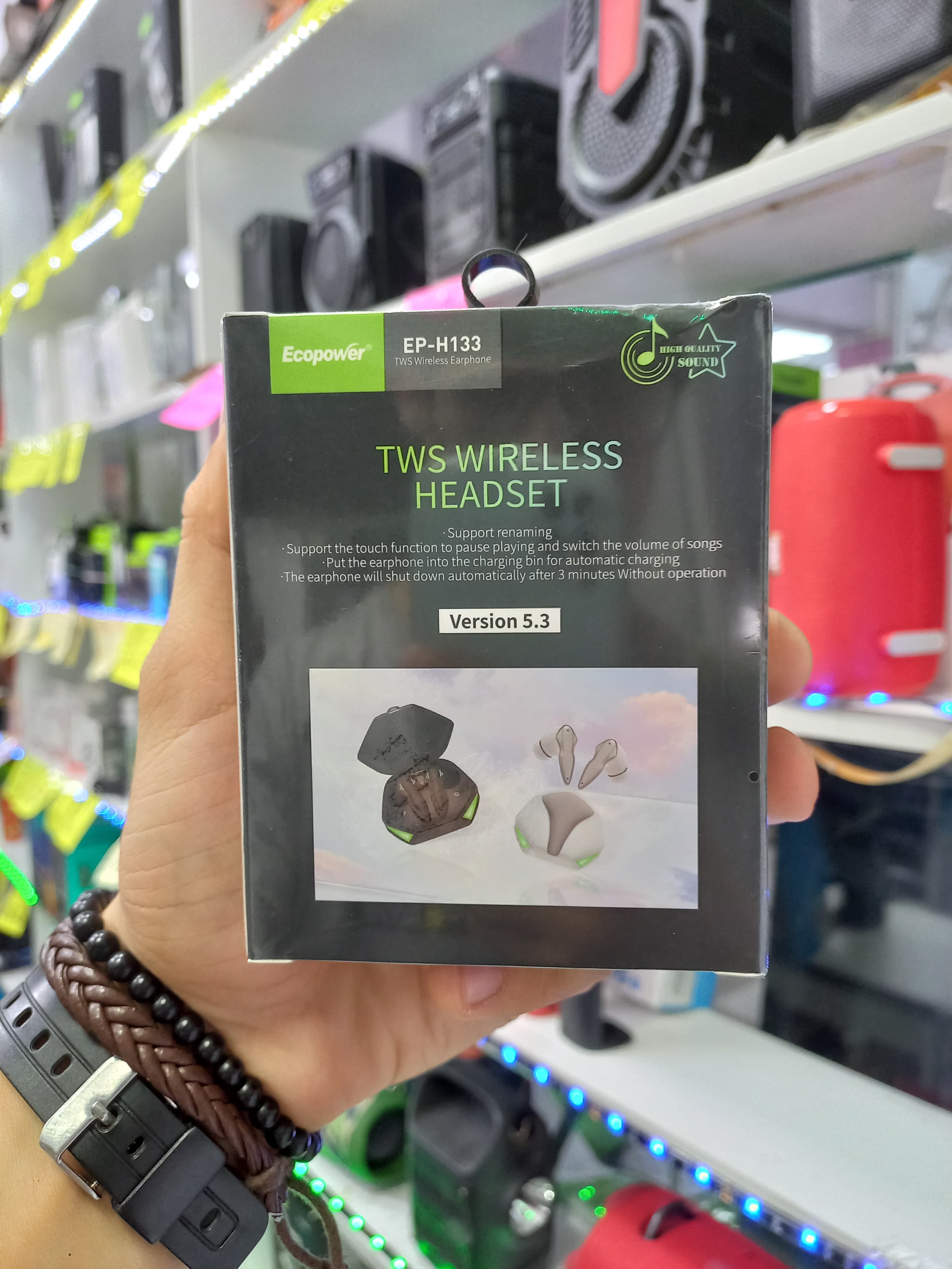 Auricular inalambrico ecopower h133