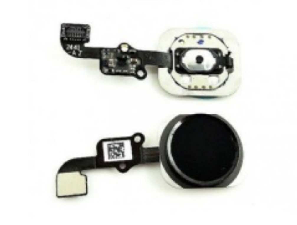 Boton home iphone 6g/6g plus negro c/flex