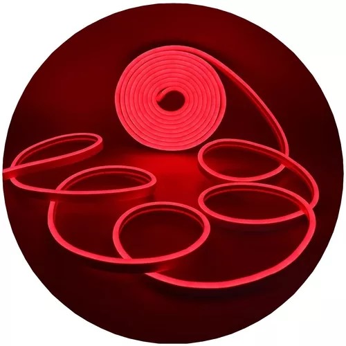 Tira led neon 5m rojo