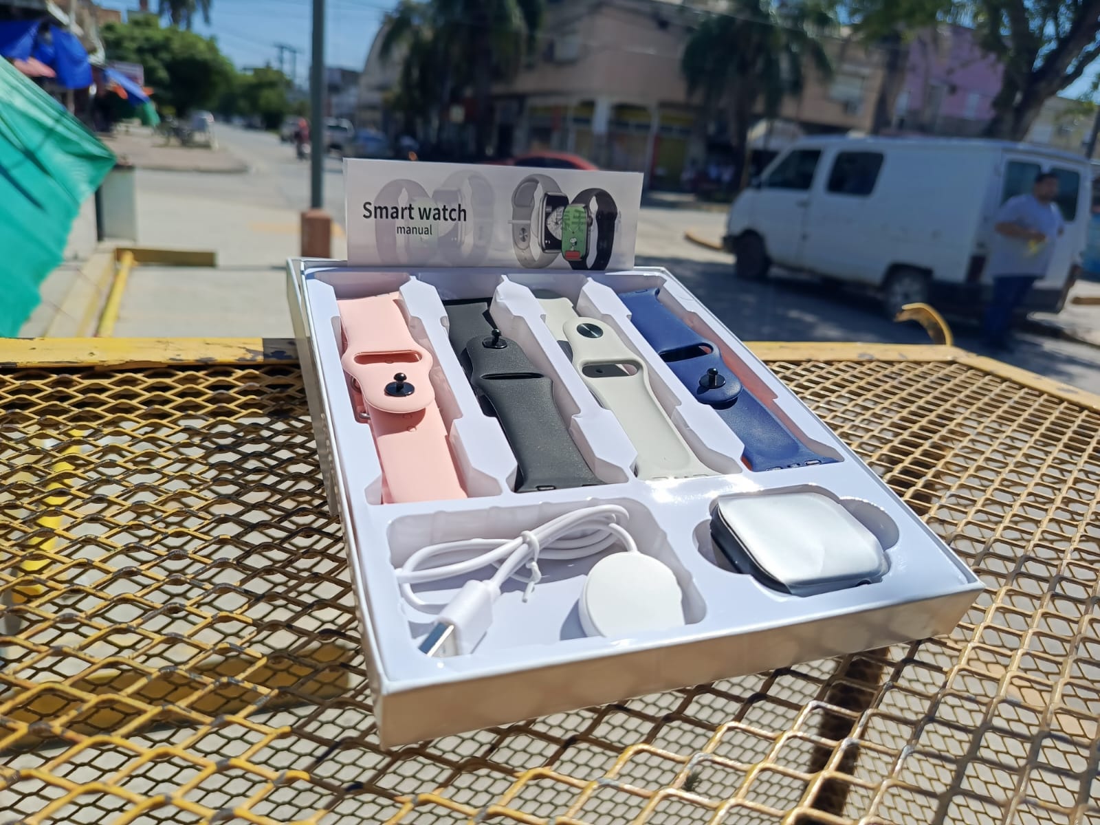 Combo reloj smart watch serie 10 big 8 en 1