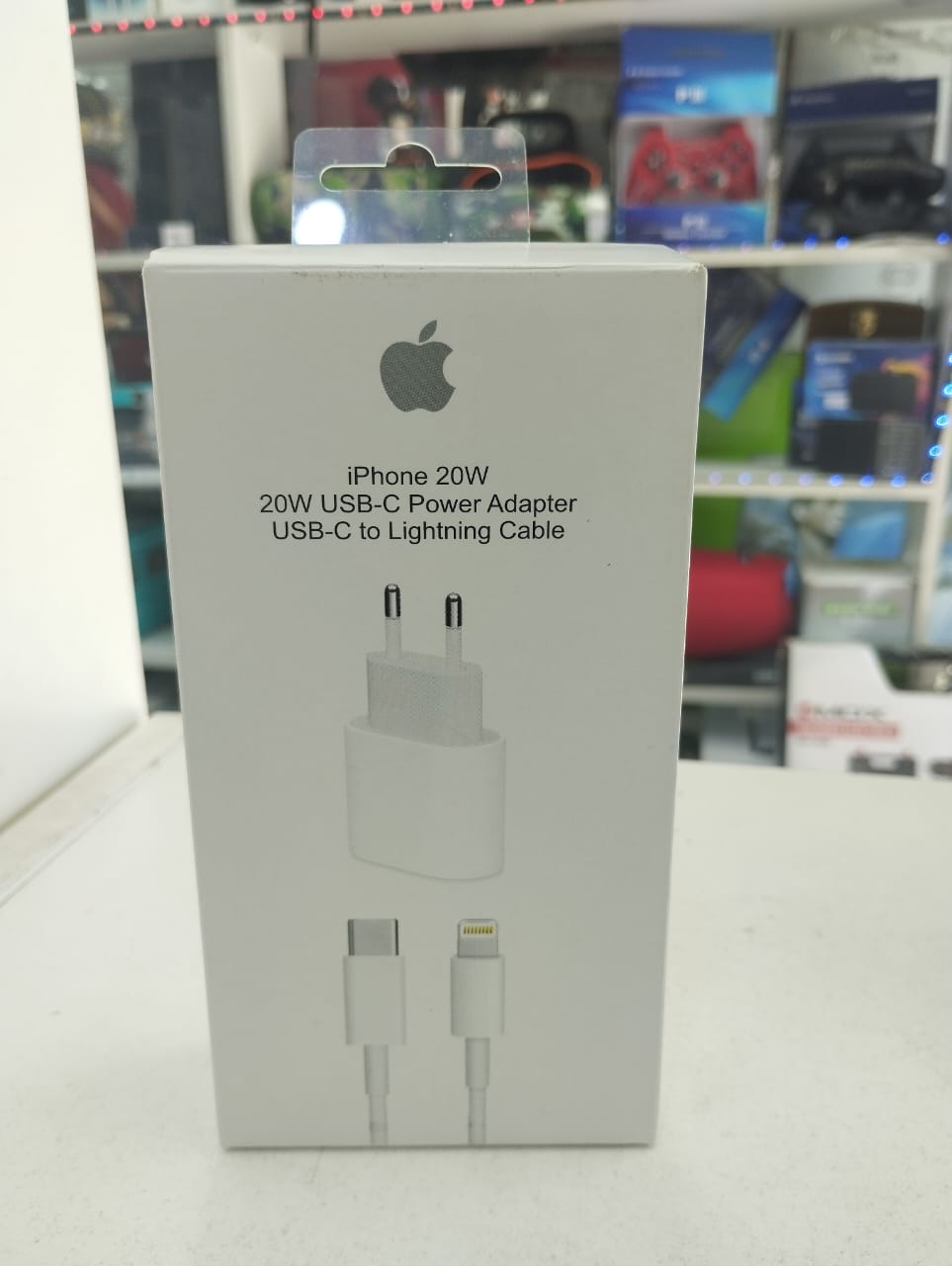 Cabezal iphone usb c 20 w + usb c a lightning