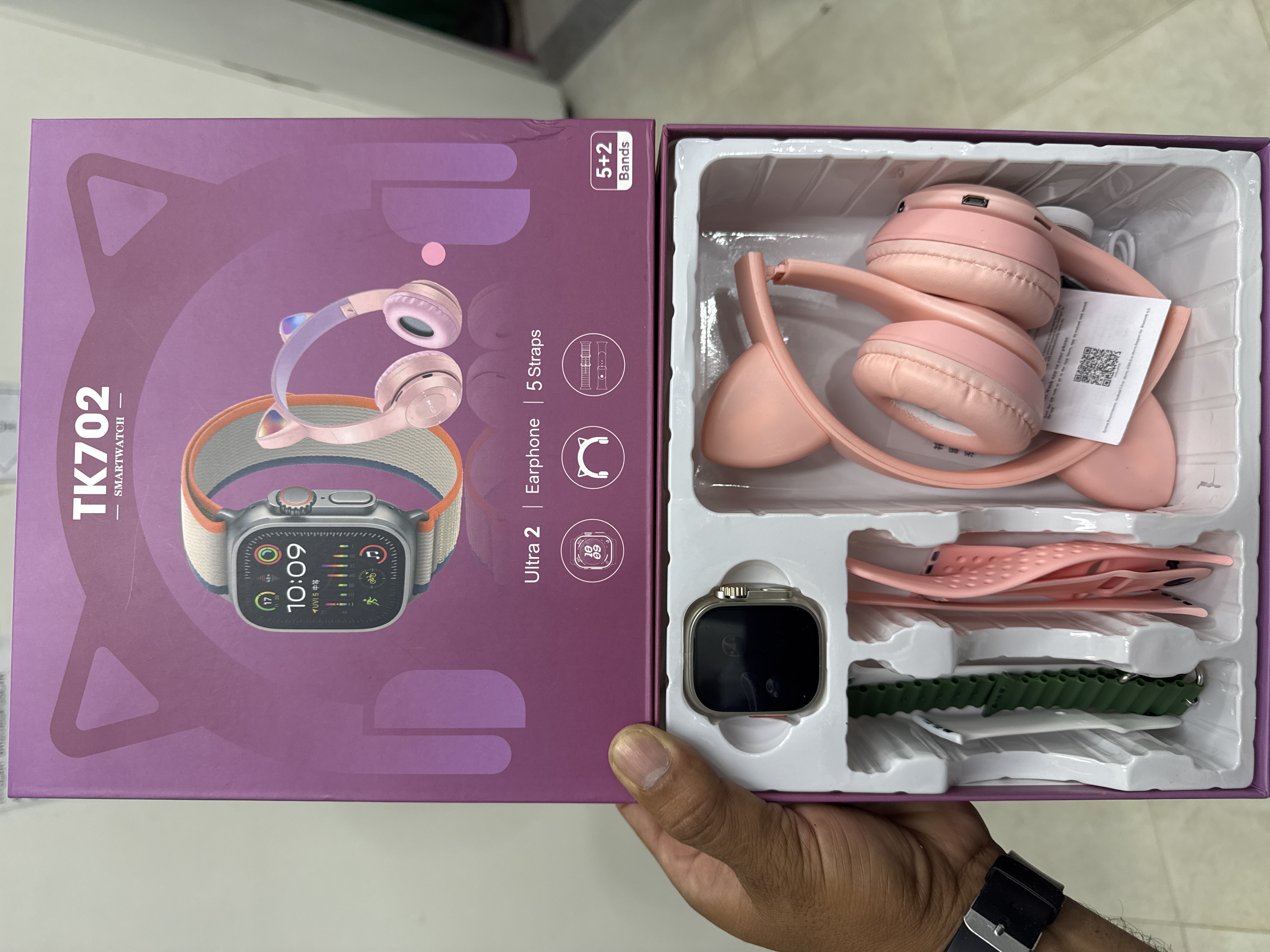 Combo reloj smart watch tk 702