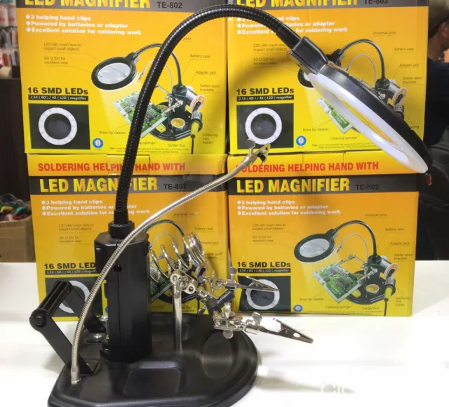 Lupa con soporte te802