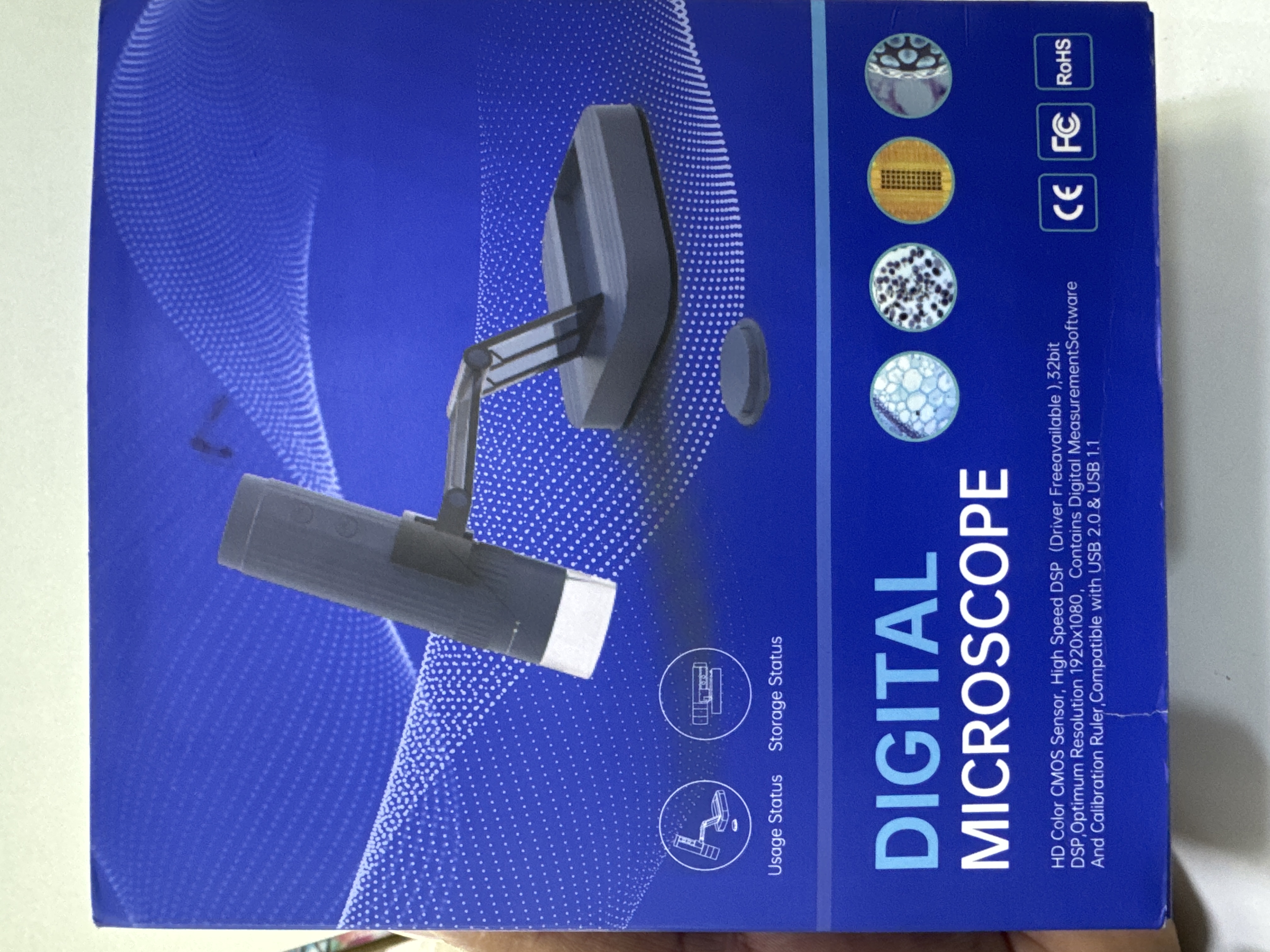 Microscopio ak13 con soporte