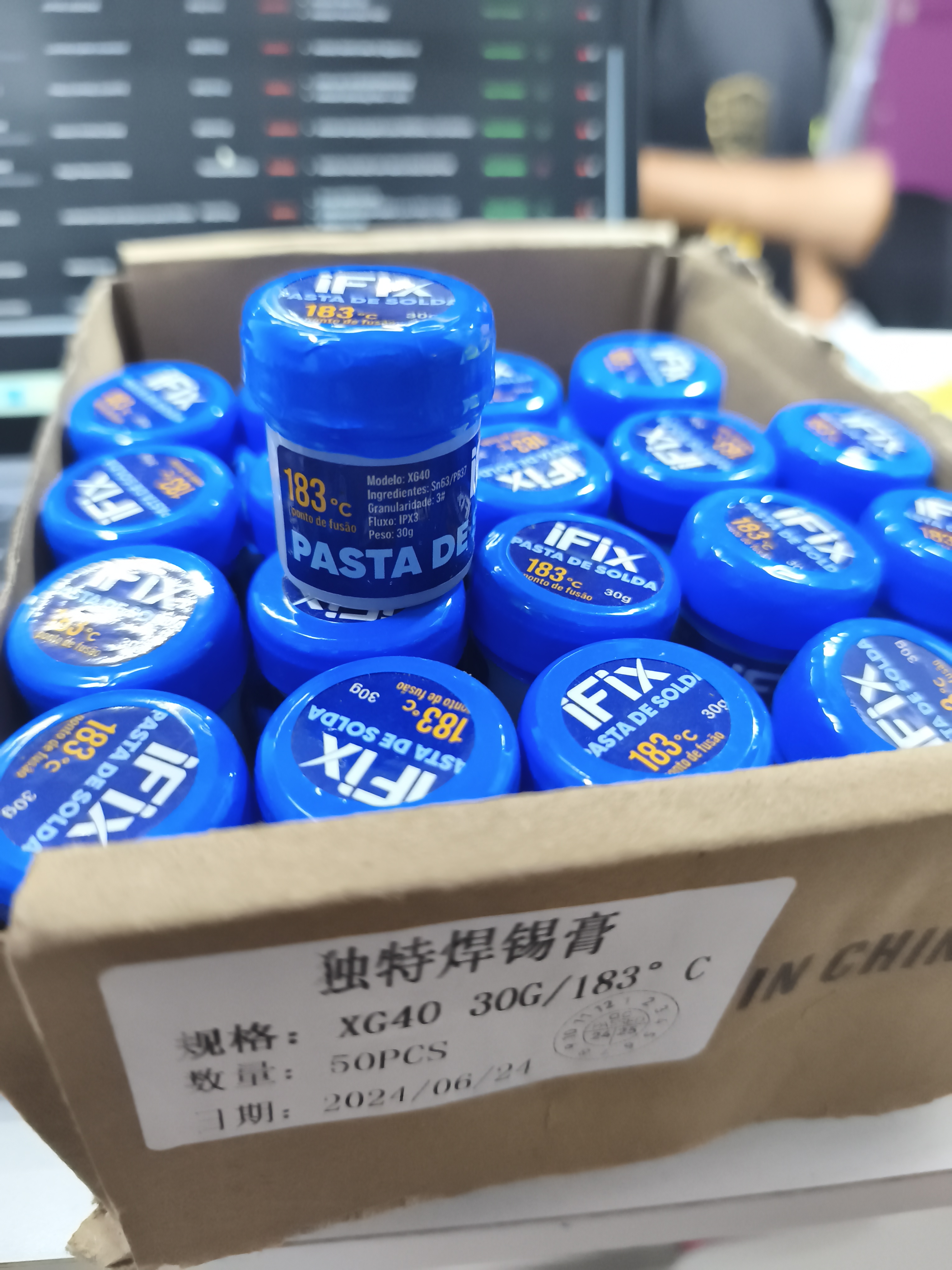 Estaño en pasta ifix  183* 30g