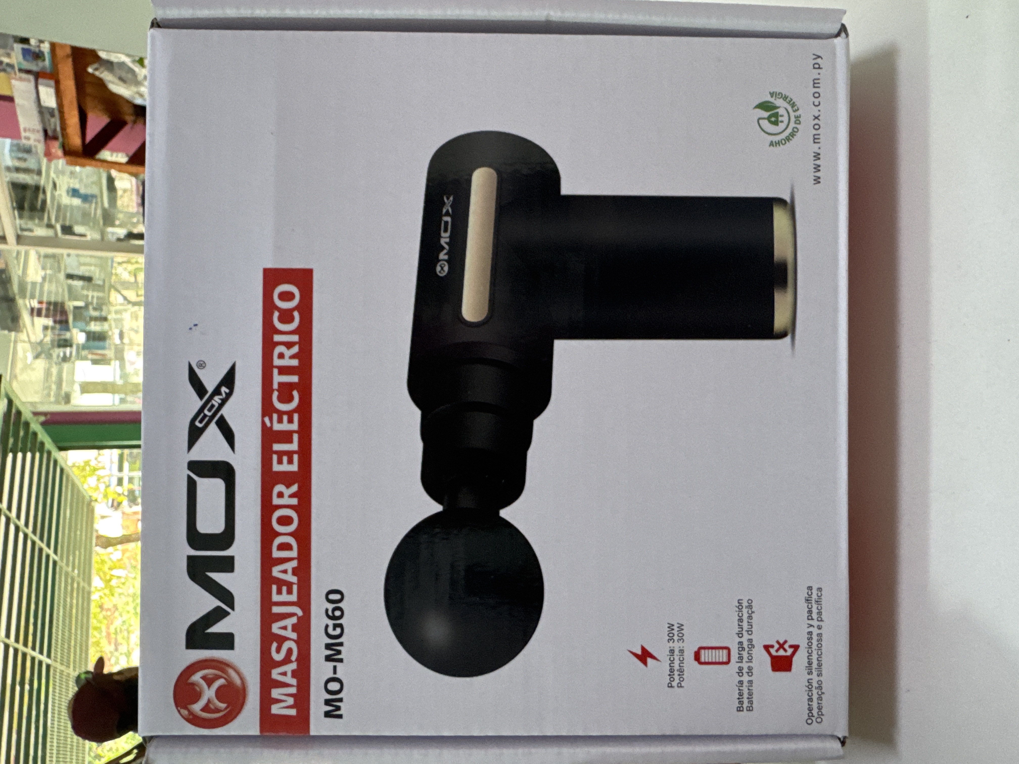 Pistola masajeadora mox mg60