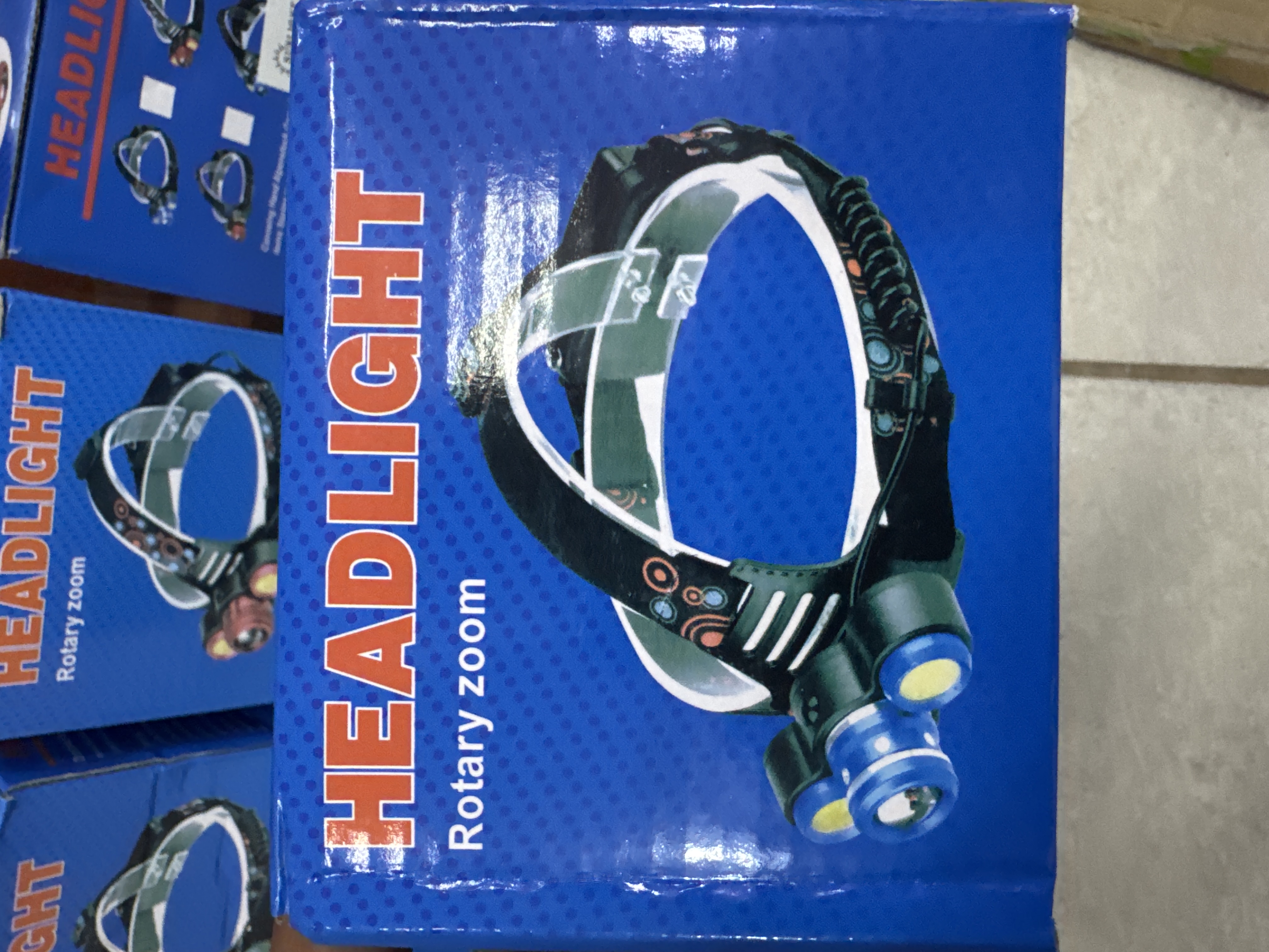 Linterna minera 3 led