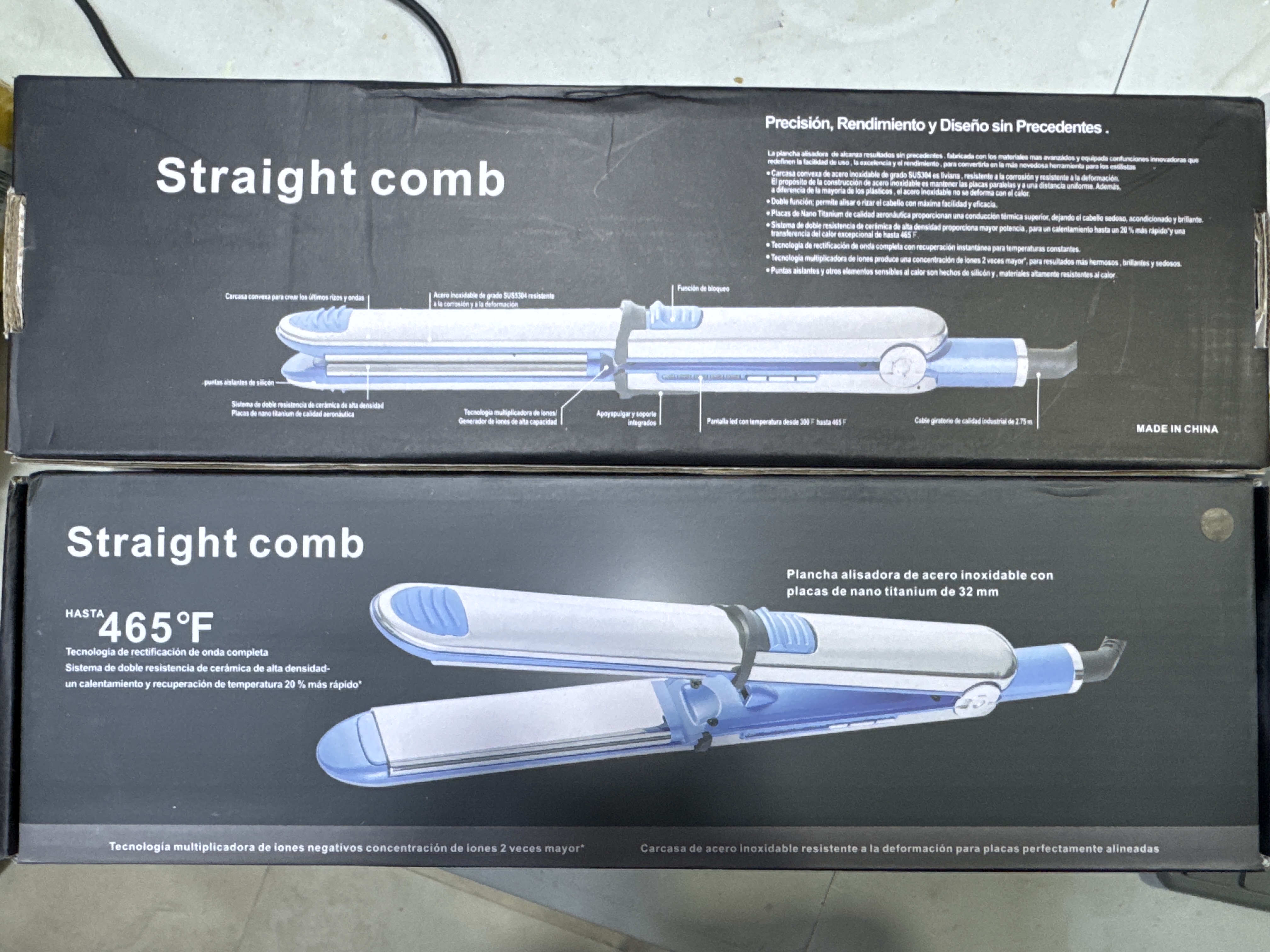 Planchita para pelo 465 f