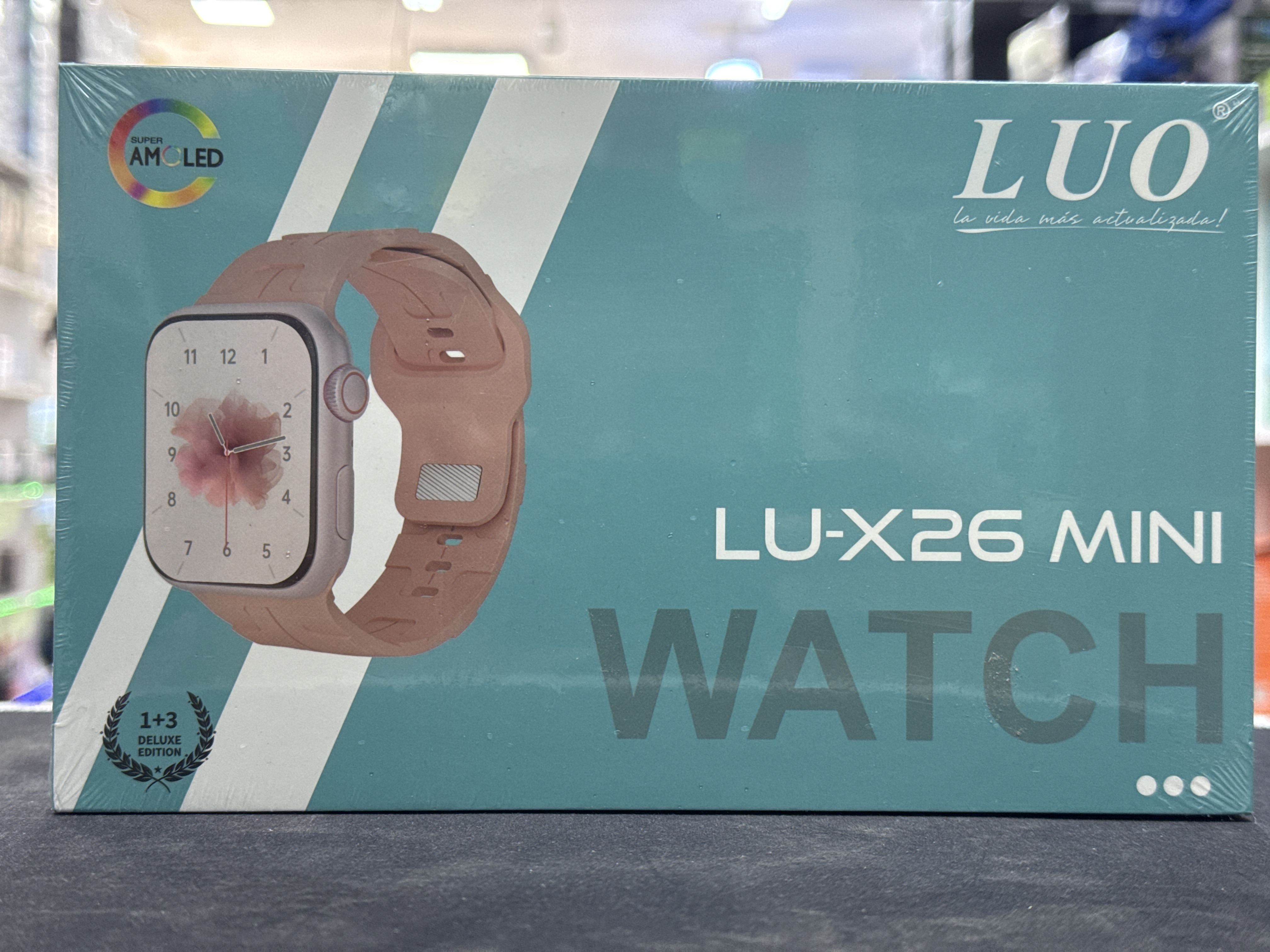 Combo reloj smart watch luo x26 mini