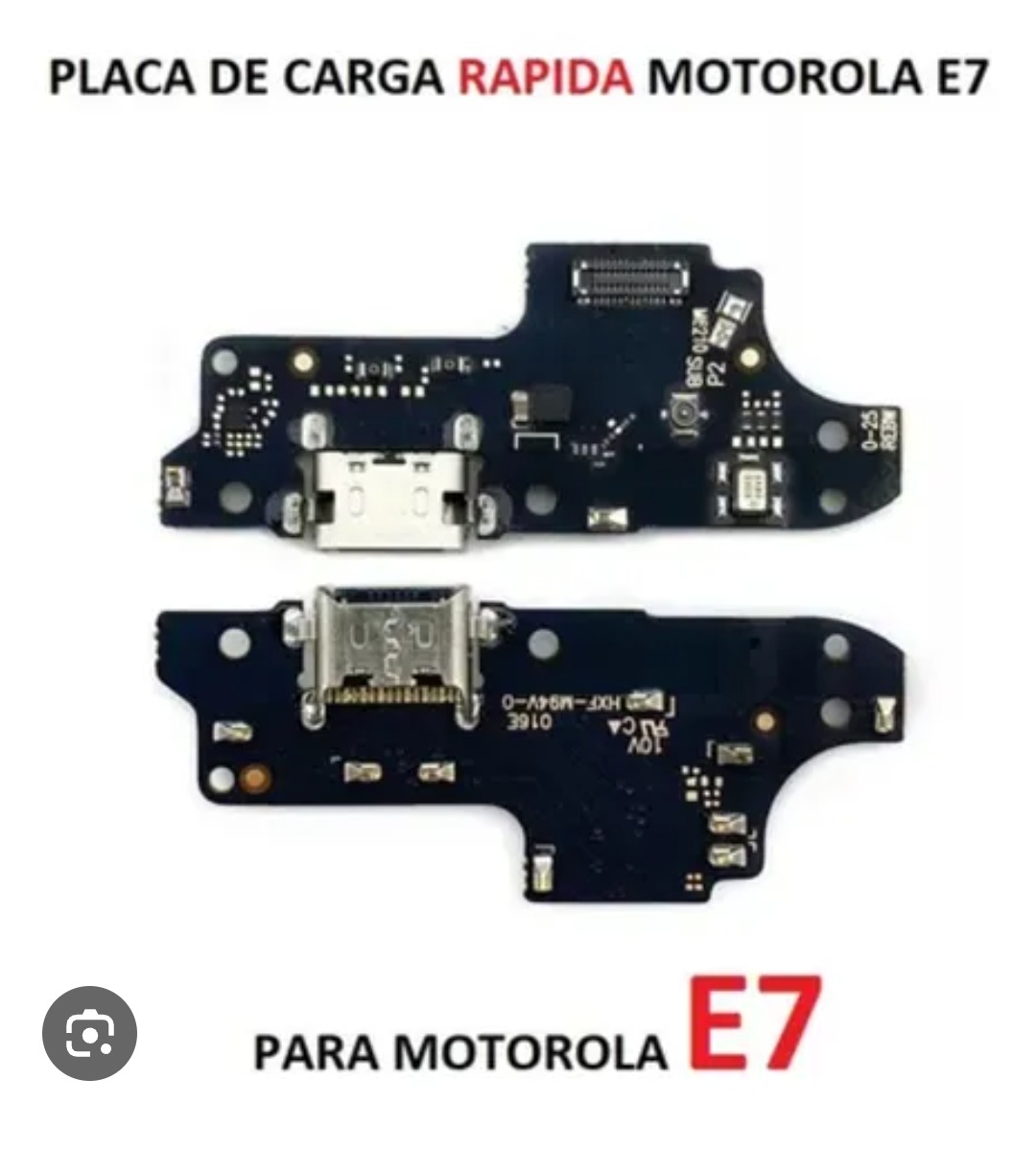 Placa de carga motorola e7 cnn 