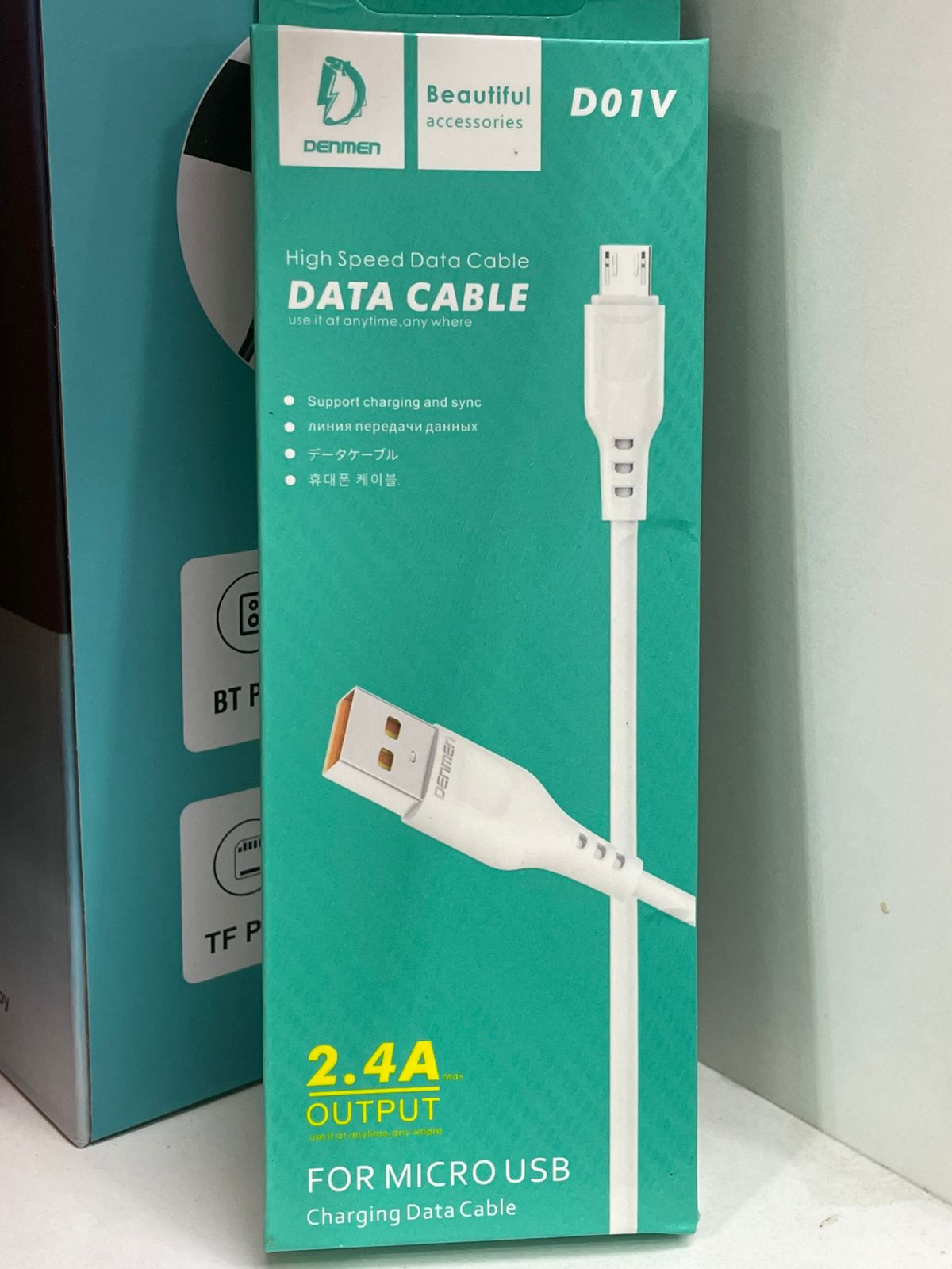 Cable usb demen d01v v8 2.4a