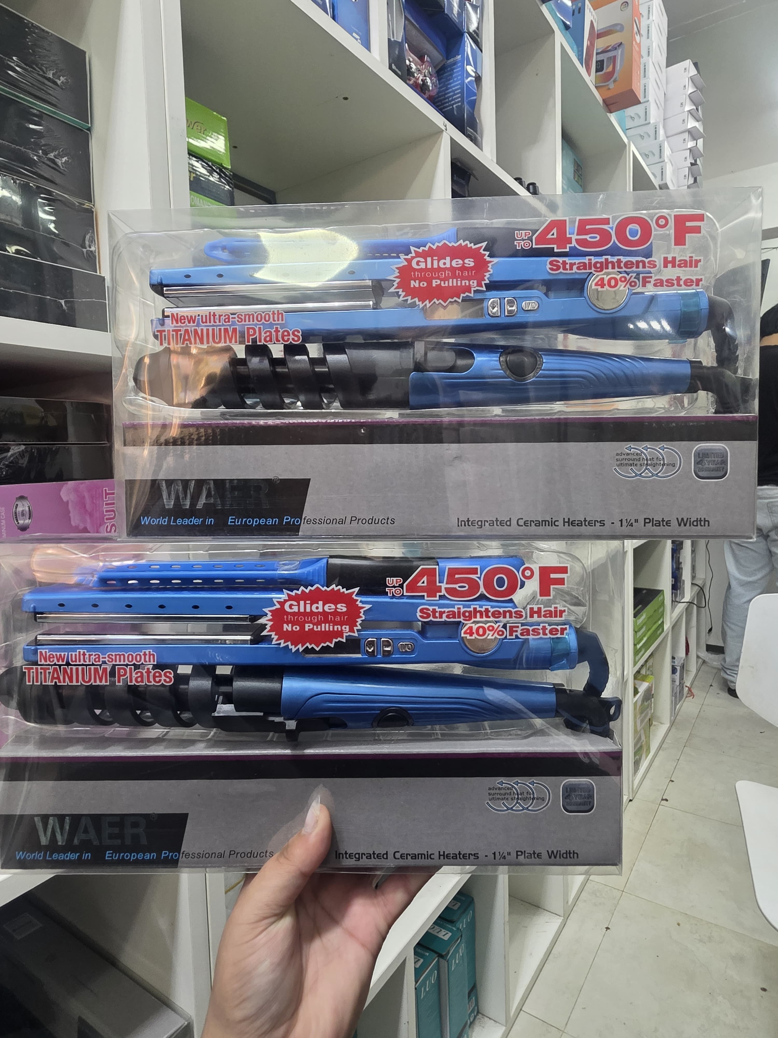 Planchita para pelo combo 3 en 1  450f