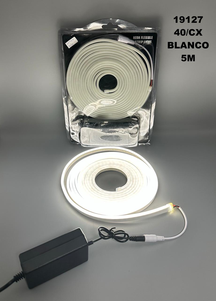 Tira led neon 5m blanco