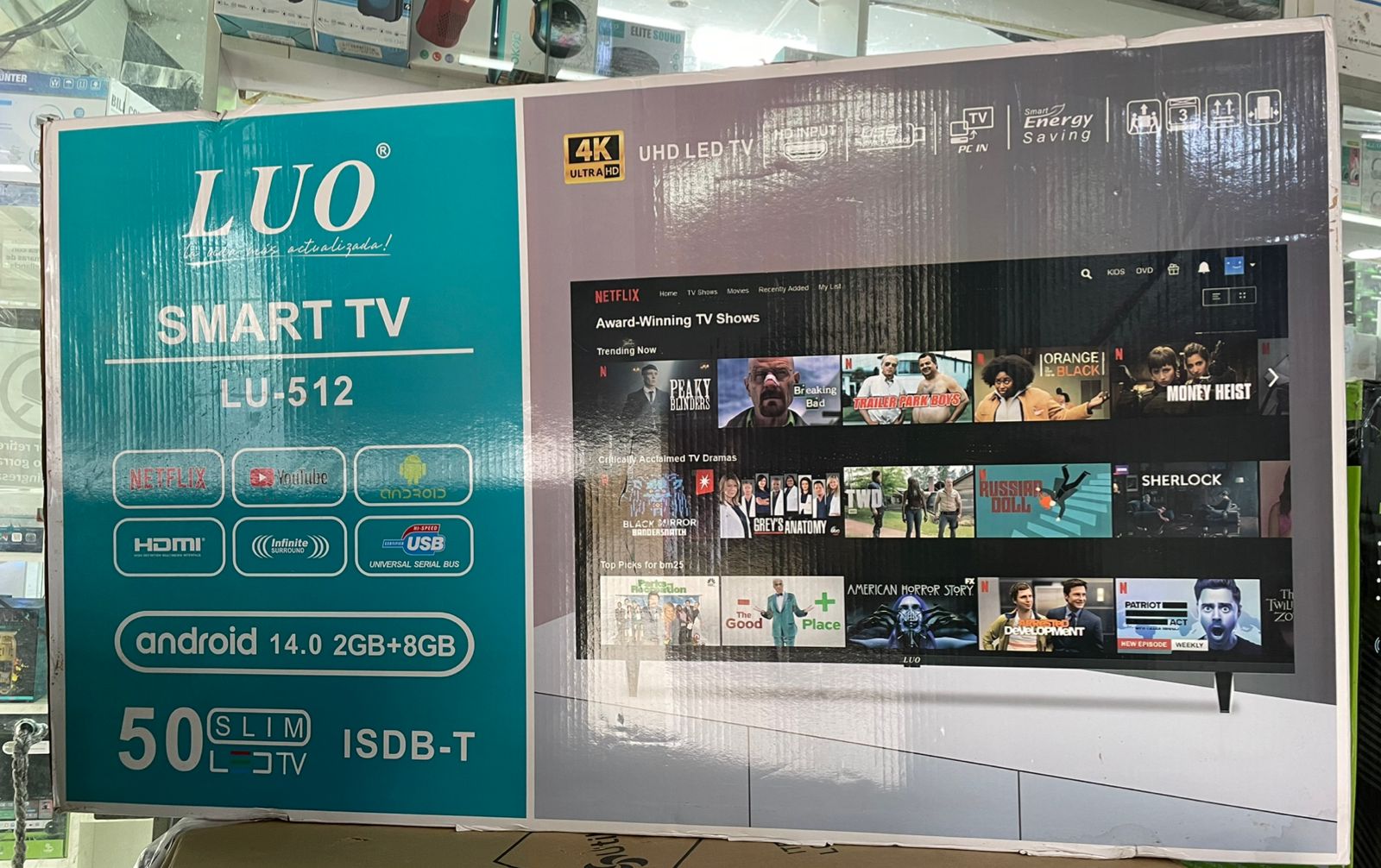 Smart tv luo 50' (lu- 512)