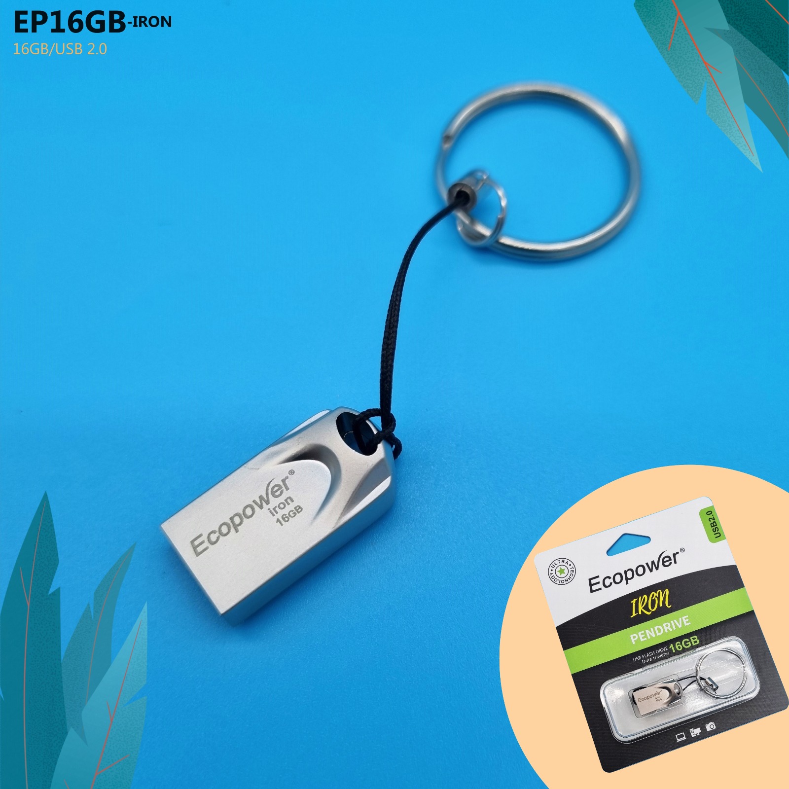 Pendrive ecopower dual  16 gb 