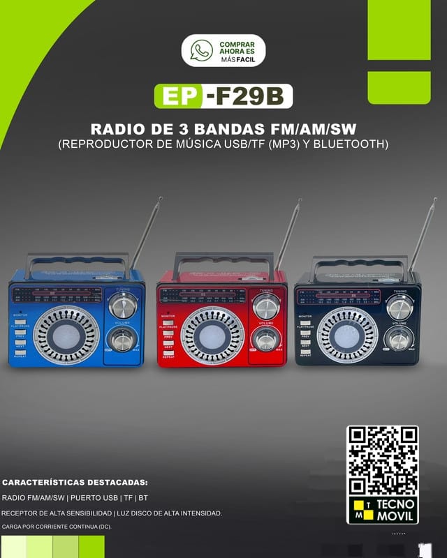 Radio ecopower f29b