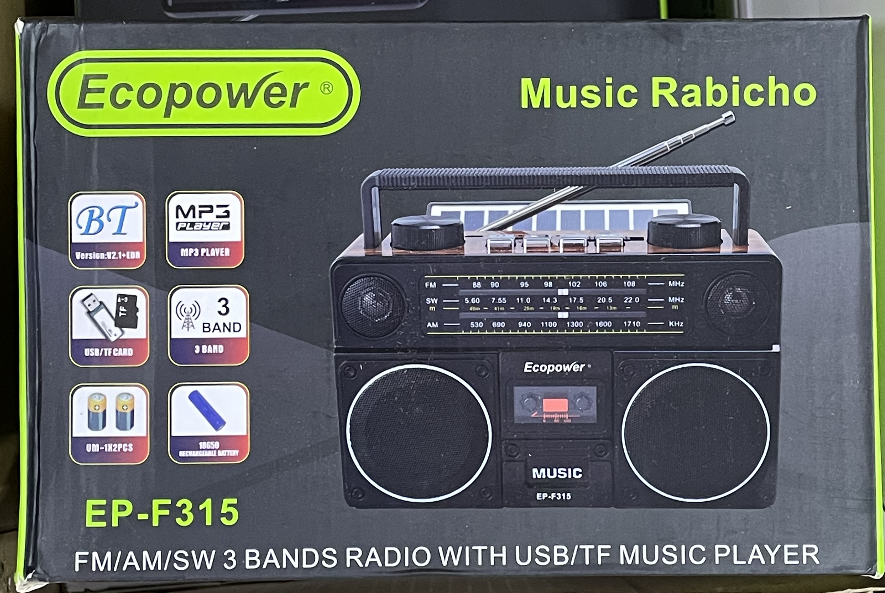Radio ecopower f315