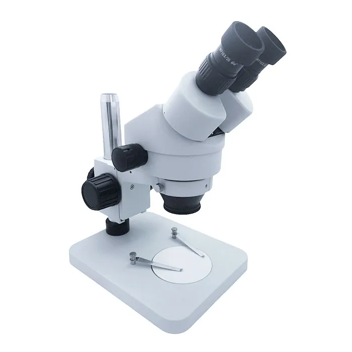 Microscopio con base ak10 (blanco)