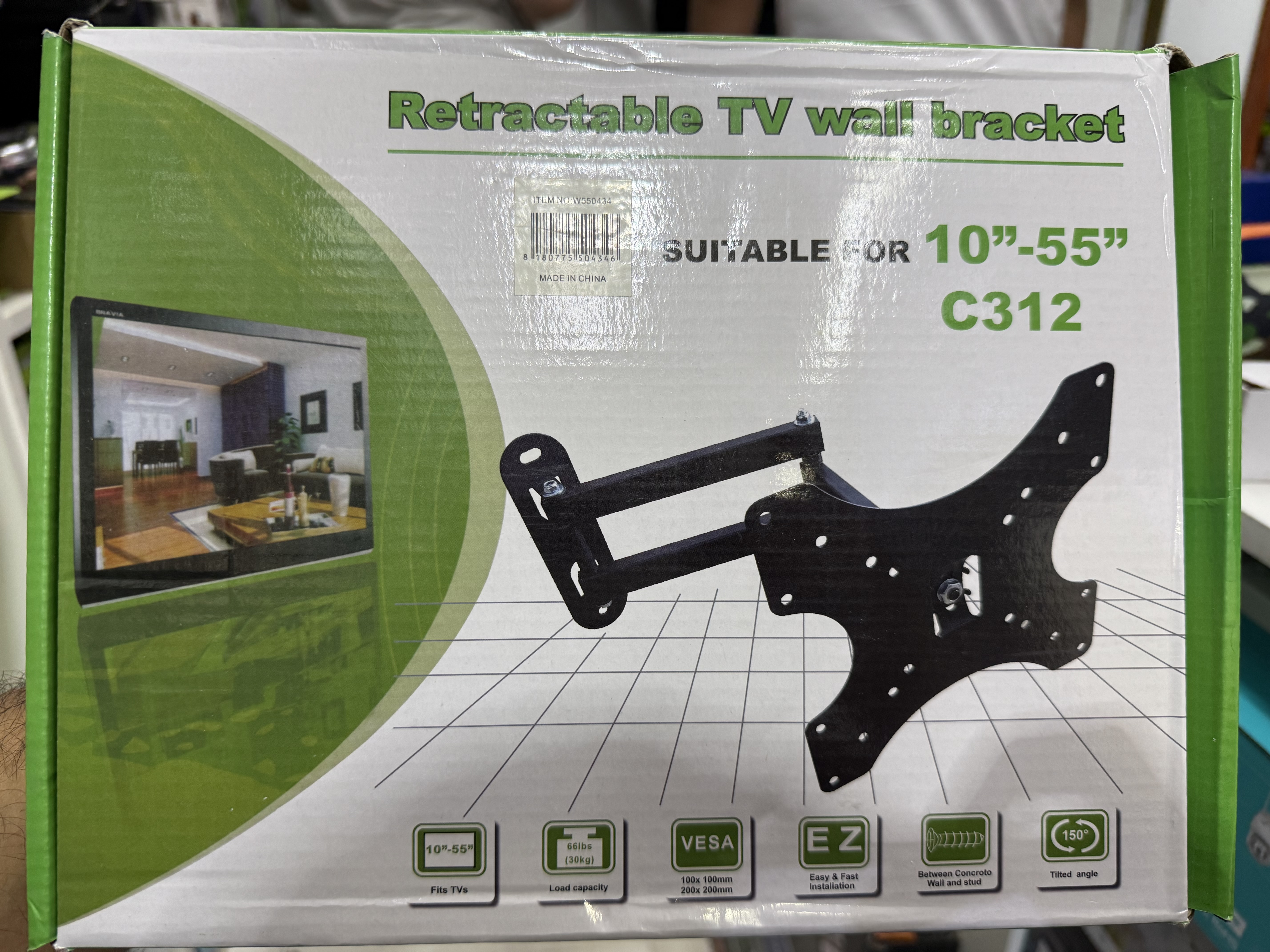 Soporte tv movible 10-55 (c312)