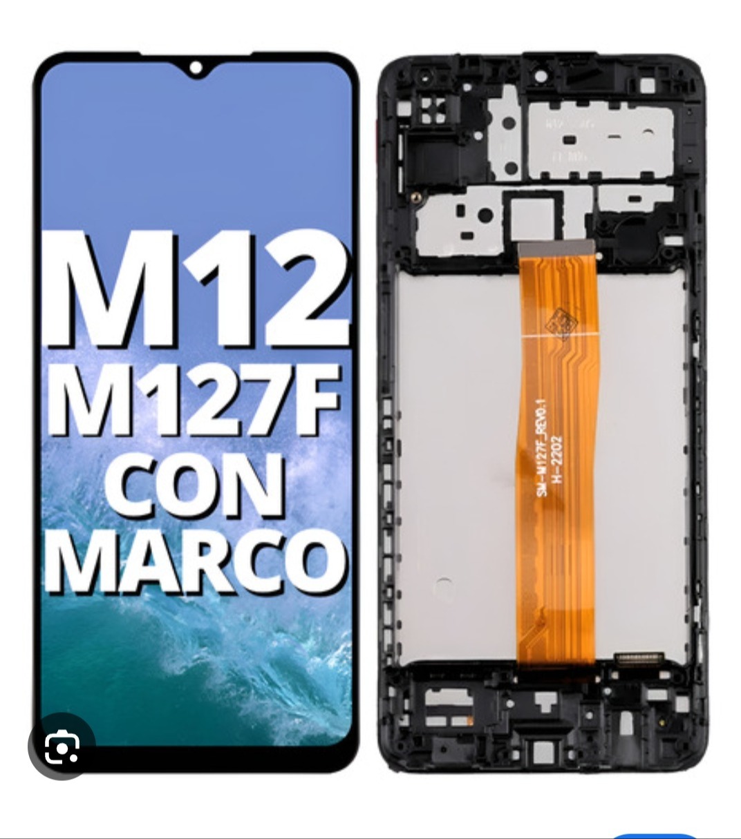 Modulo samsung m12 original con marco 
