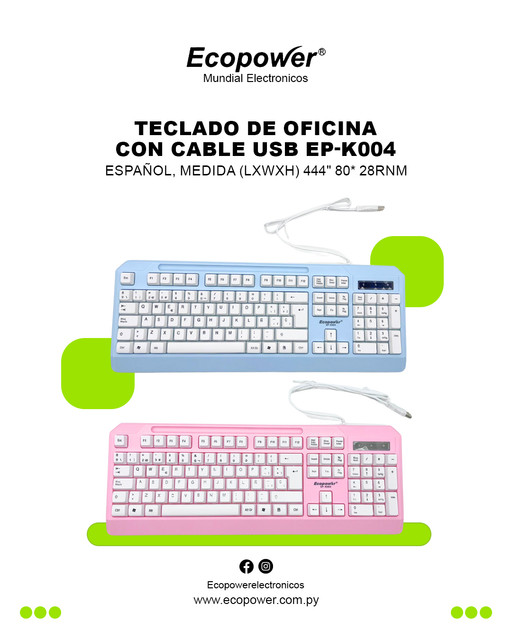 Teclado ecopower  ep-k004