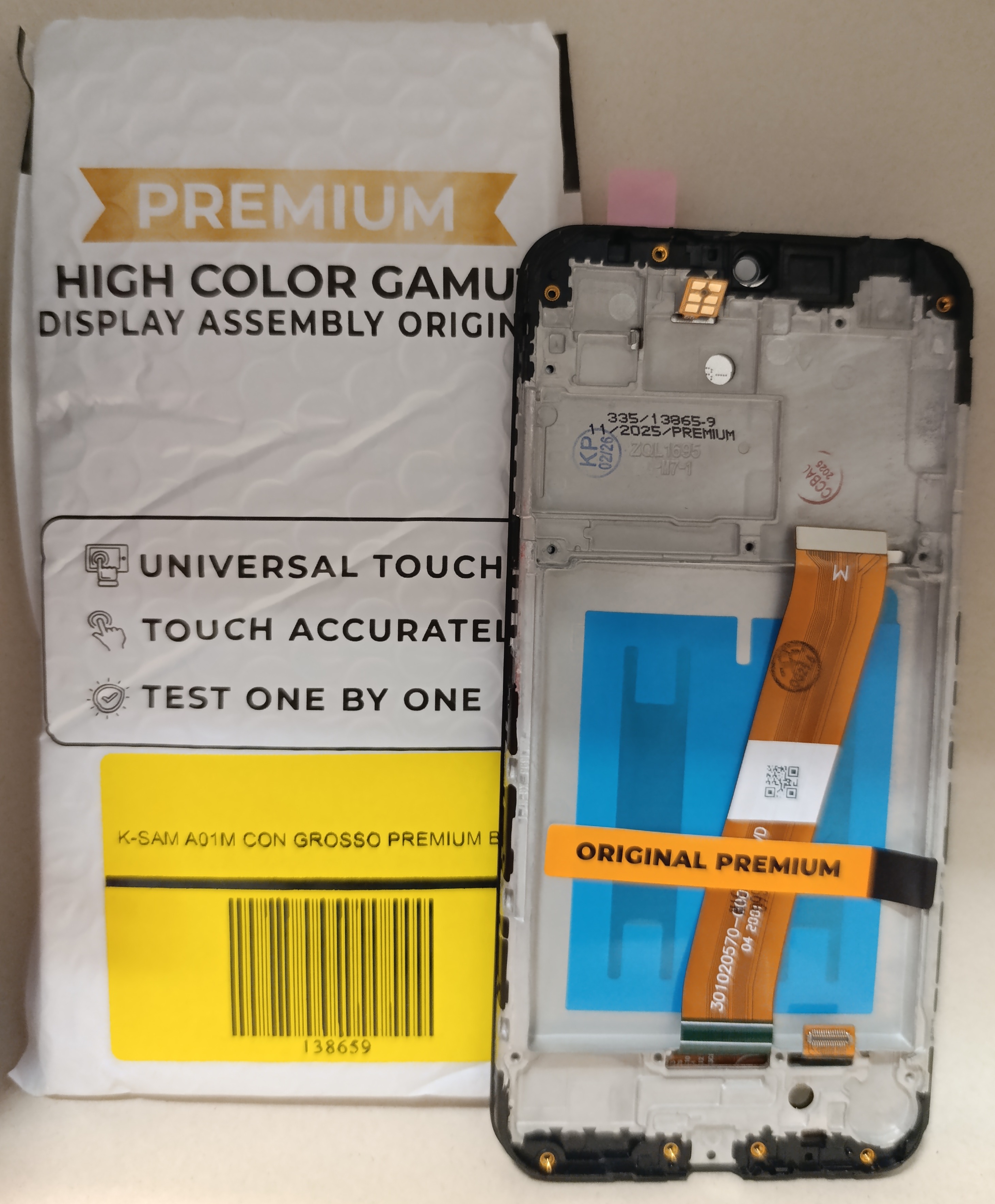 Modulo samsung a01 m con marco premium