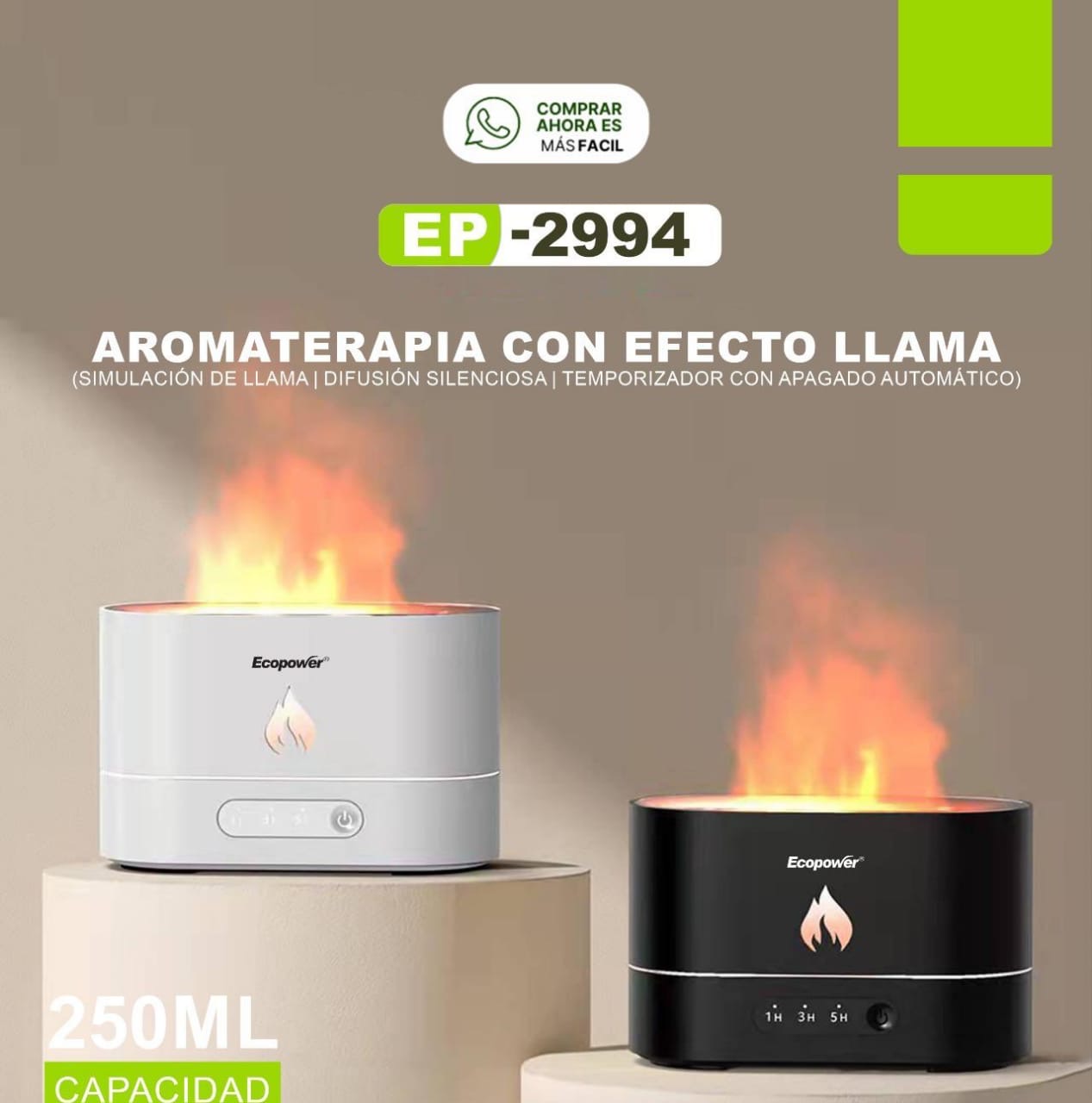 Humidificador ecopower flama ep - 2994