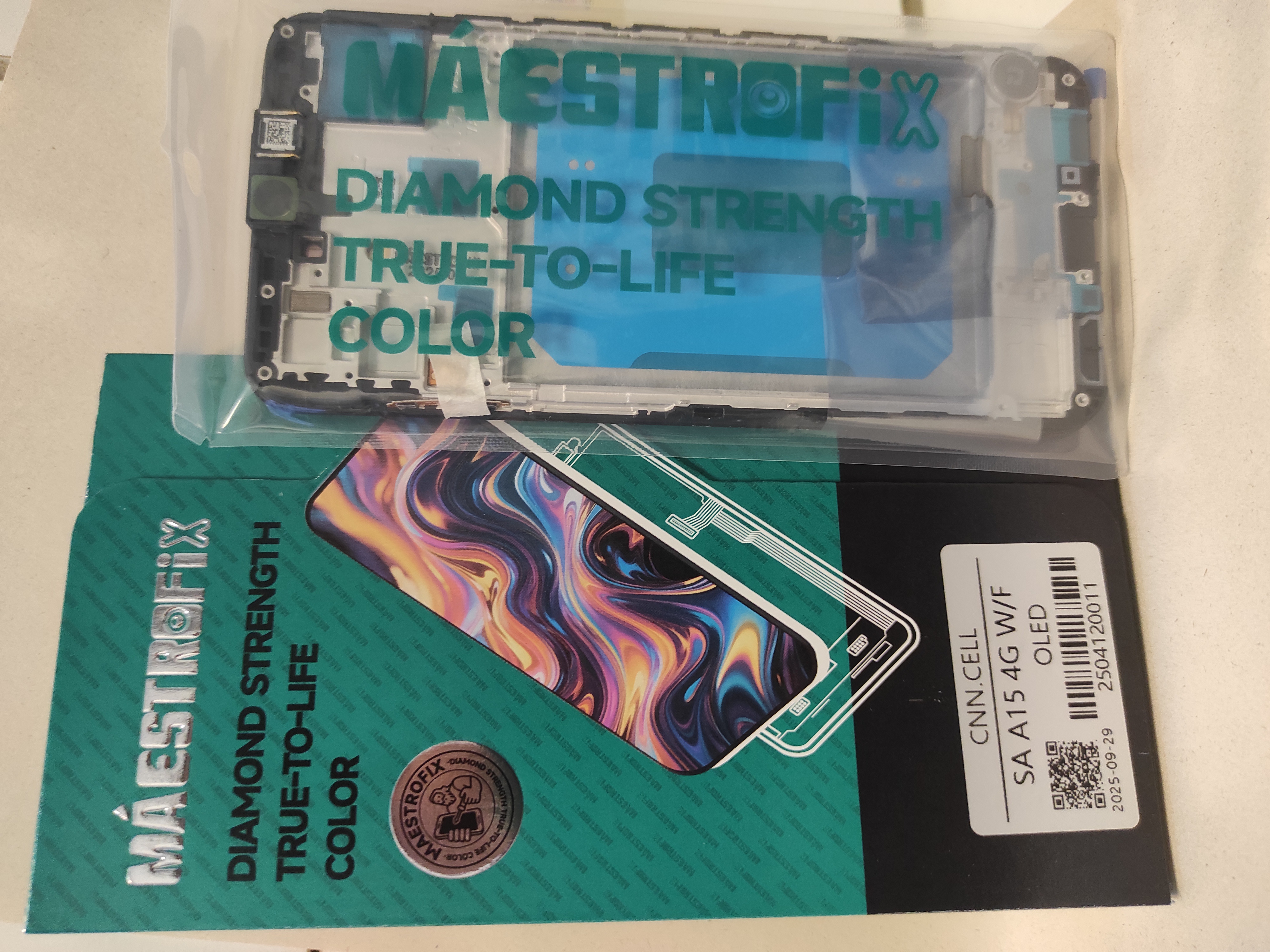 Modulo samsung a15 maestrofix full con marco