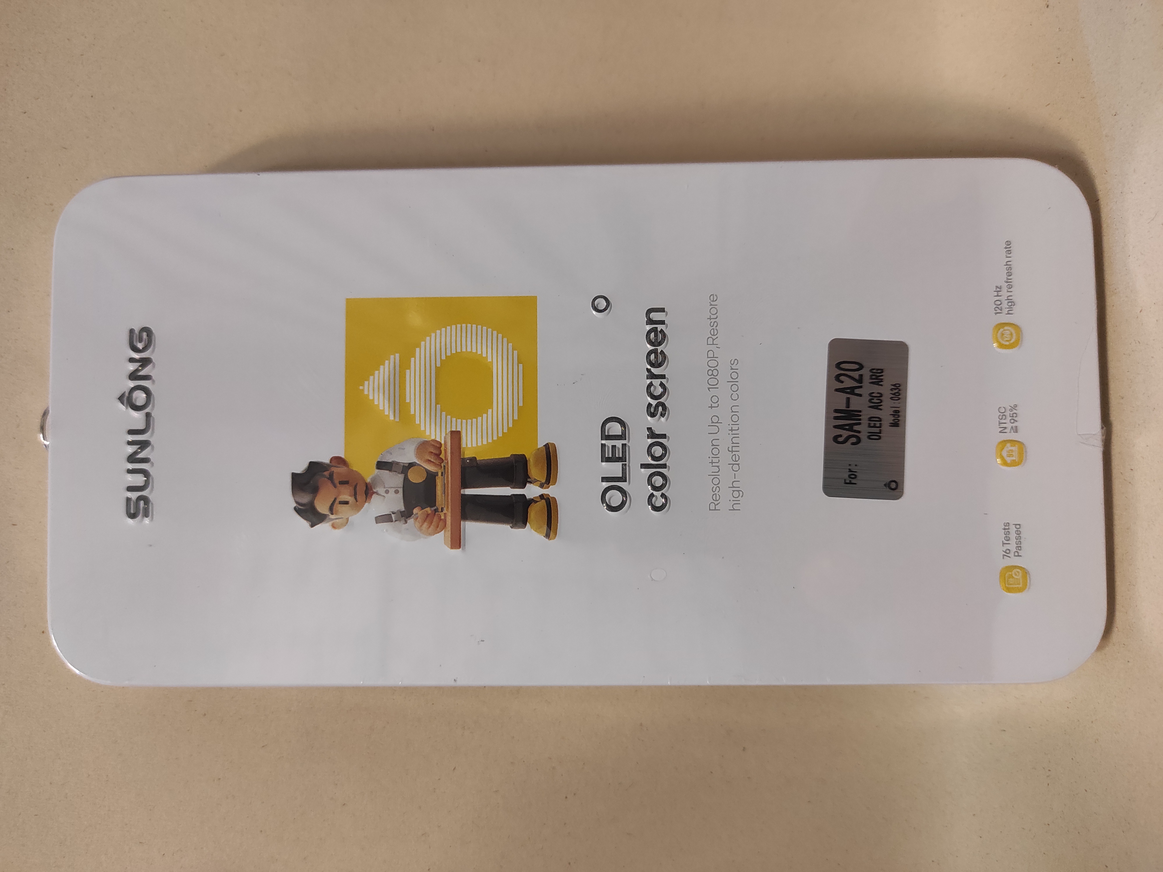 Modulo samsung a20 oled con marco sunlong