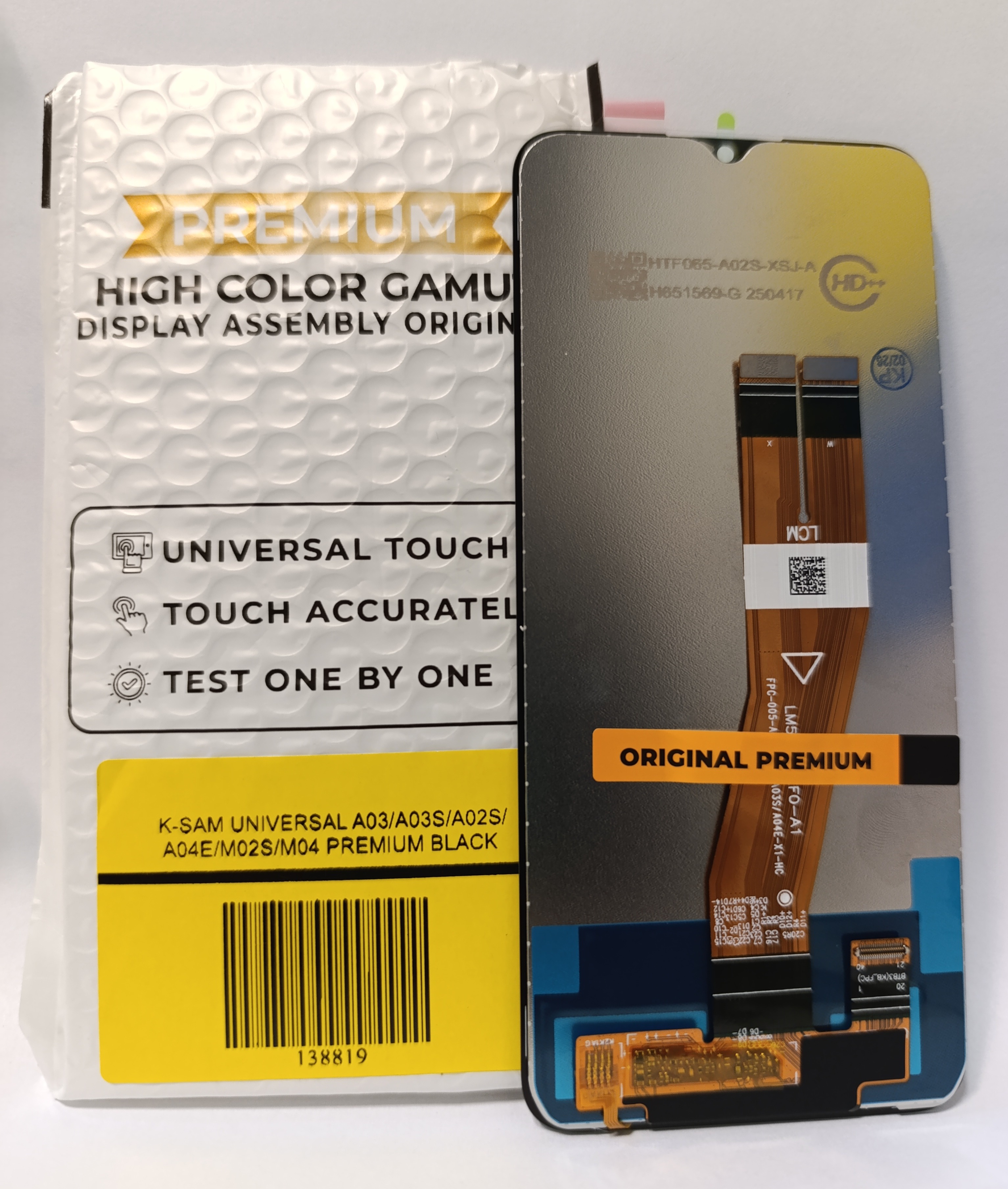 Modulo samsung a03/a03s/a02s/a04e/m02s/m04 premium