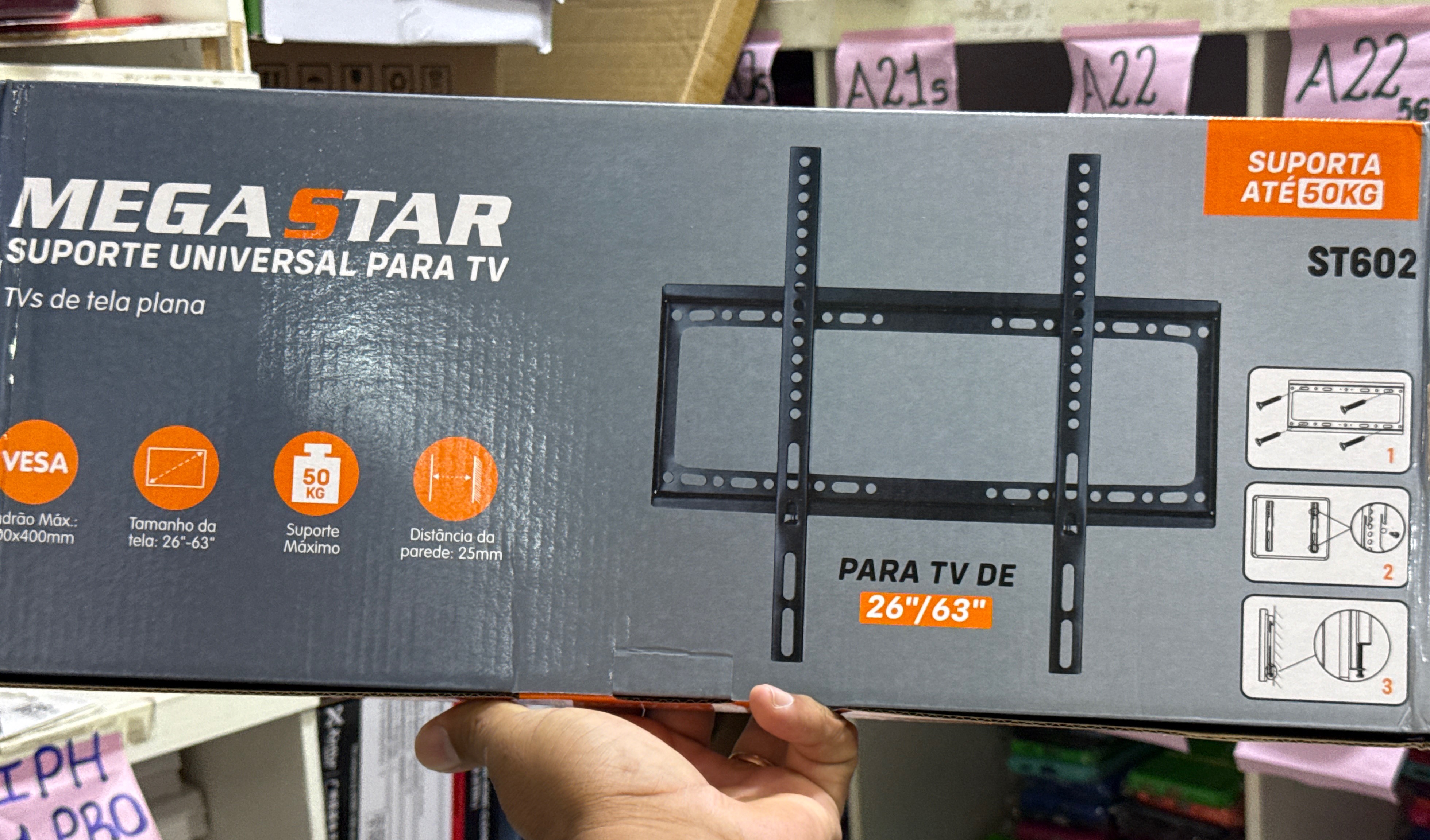 Soporte tv fijo  megastar 26-63  (st 602 )