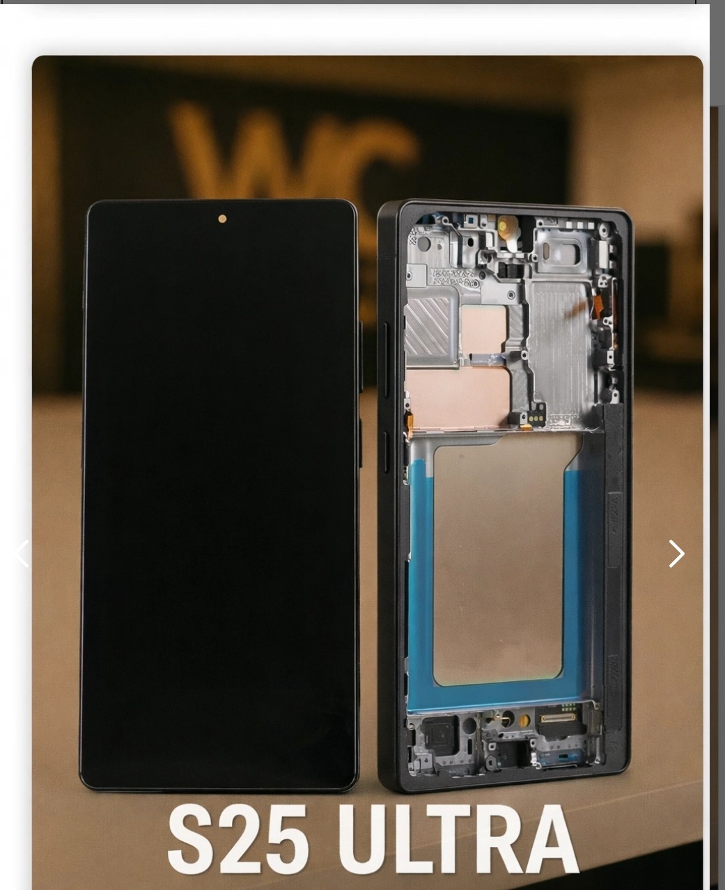 Modulo samsung s25 ultra original con marco