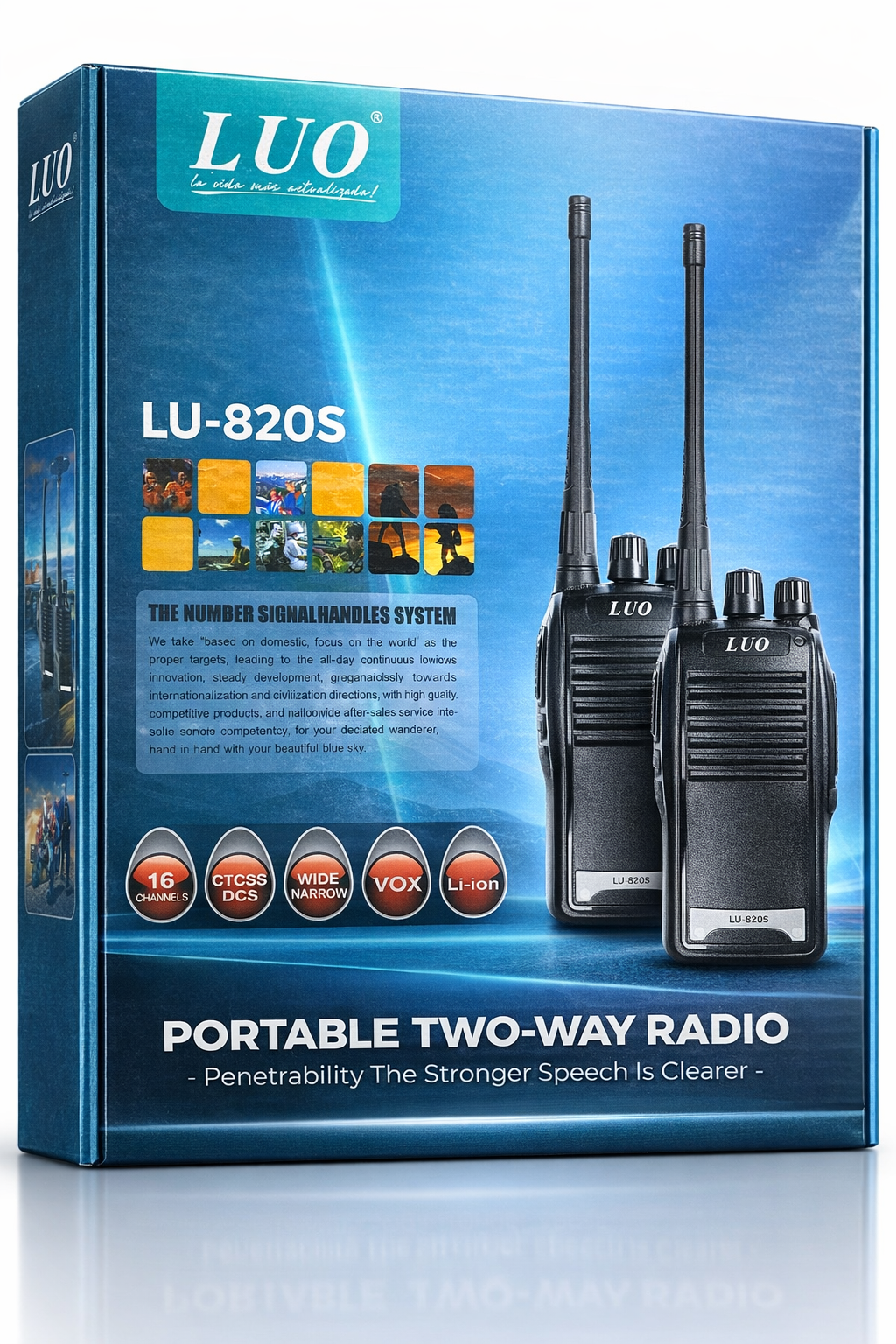 Radio handy  x2 luo ( lu 820s )