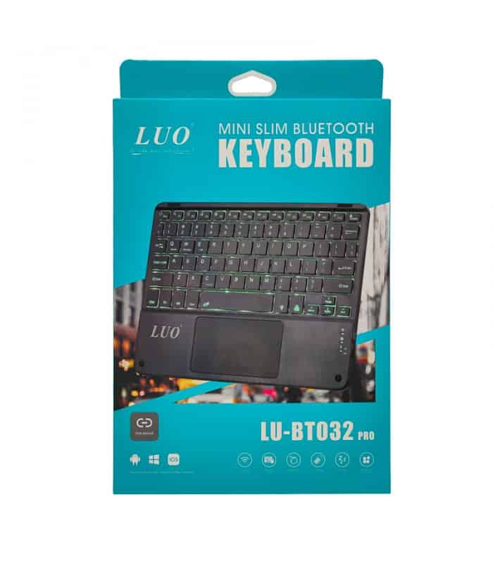 Teclado slim bluetooth luo (bt 032)