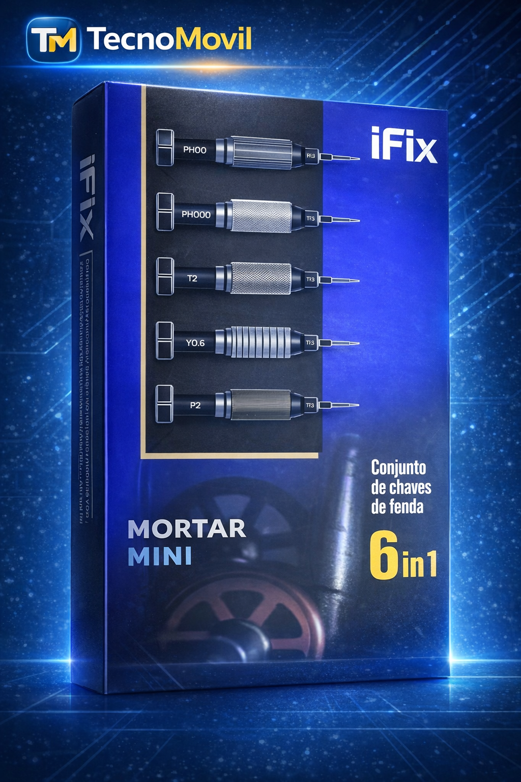Kit de destornillador ifix 6 en 1