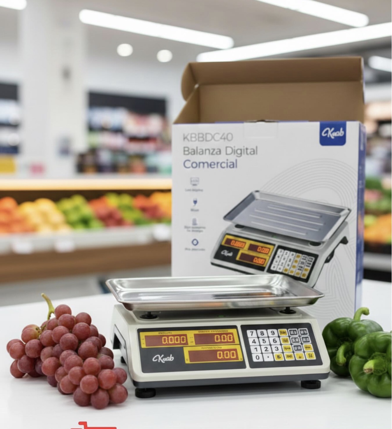 Balanza grande krab de 40 kg