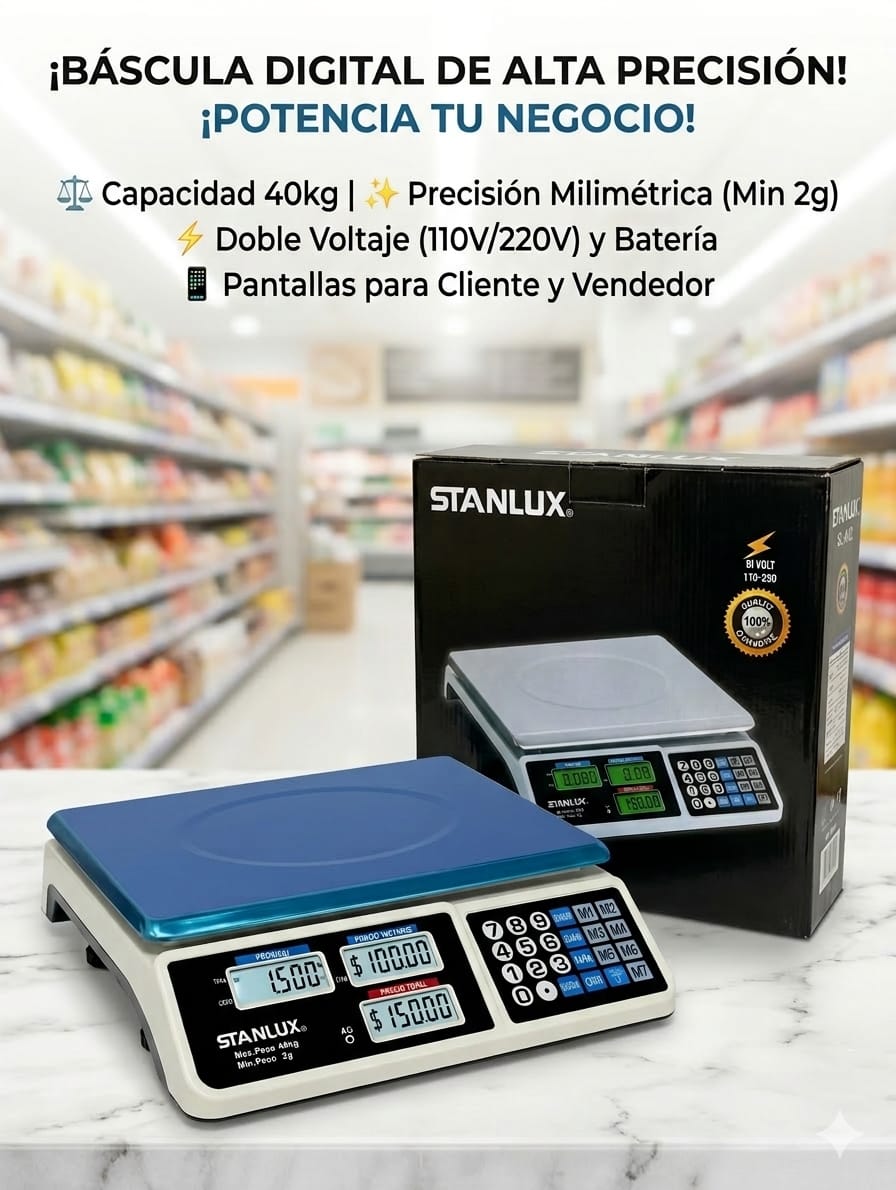 Balanza grande de 40 kg stanlux