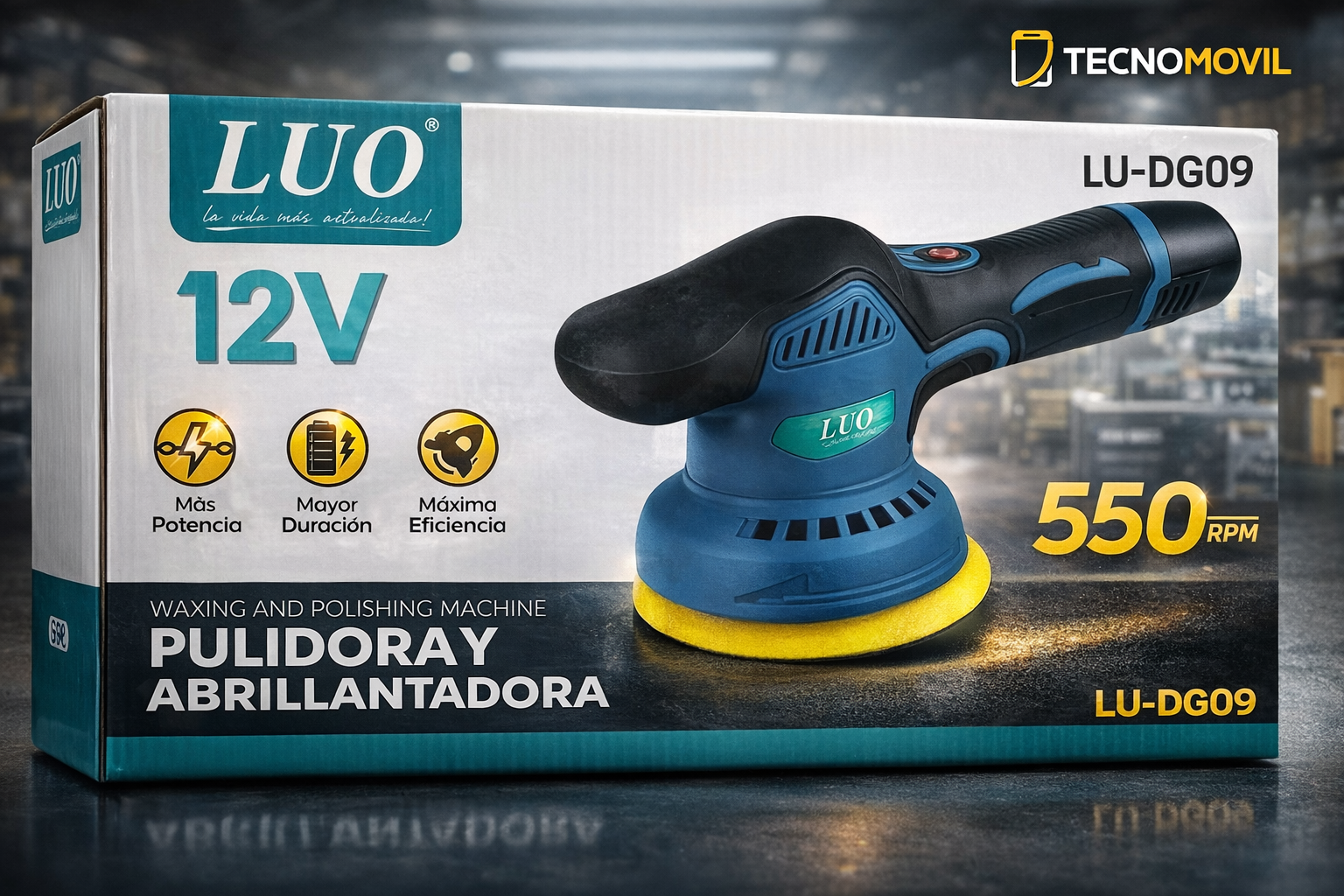 Pulidora portatil Luo (lu-Dg09)