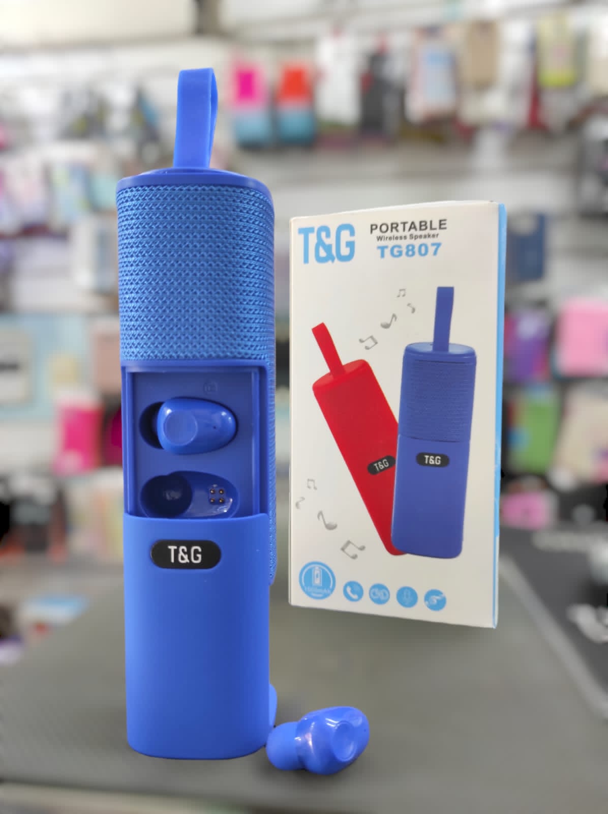 parlante c/power bank tg807