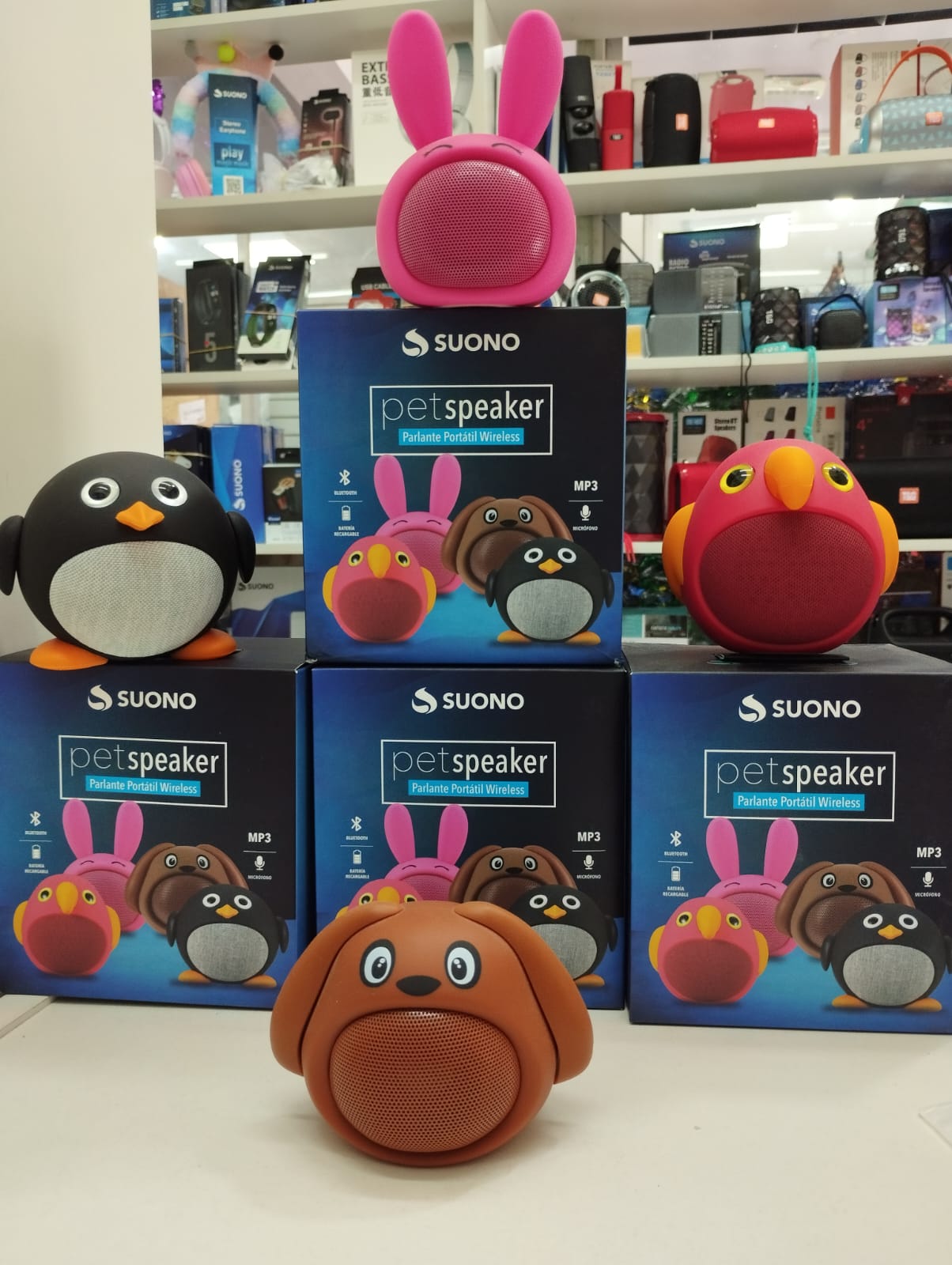 parlante bluetooth conejo