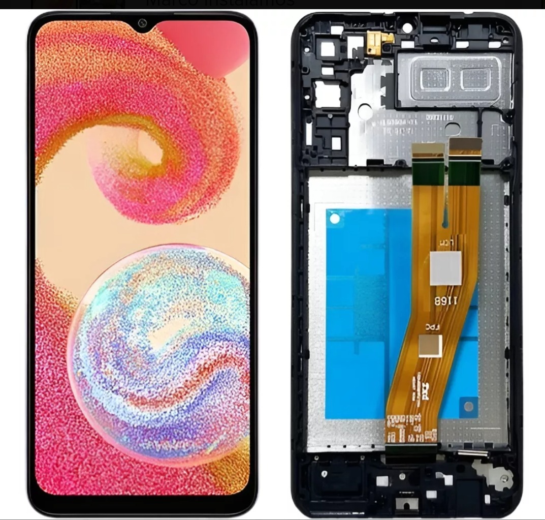 modulo samsung a04e original con marco
