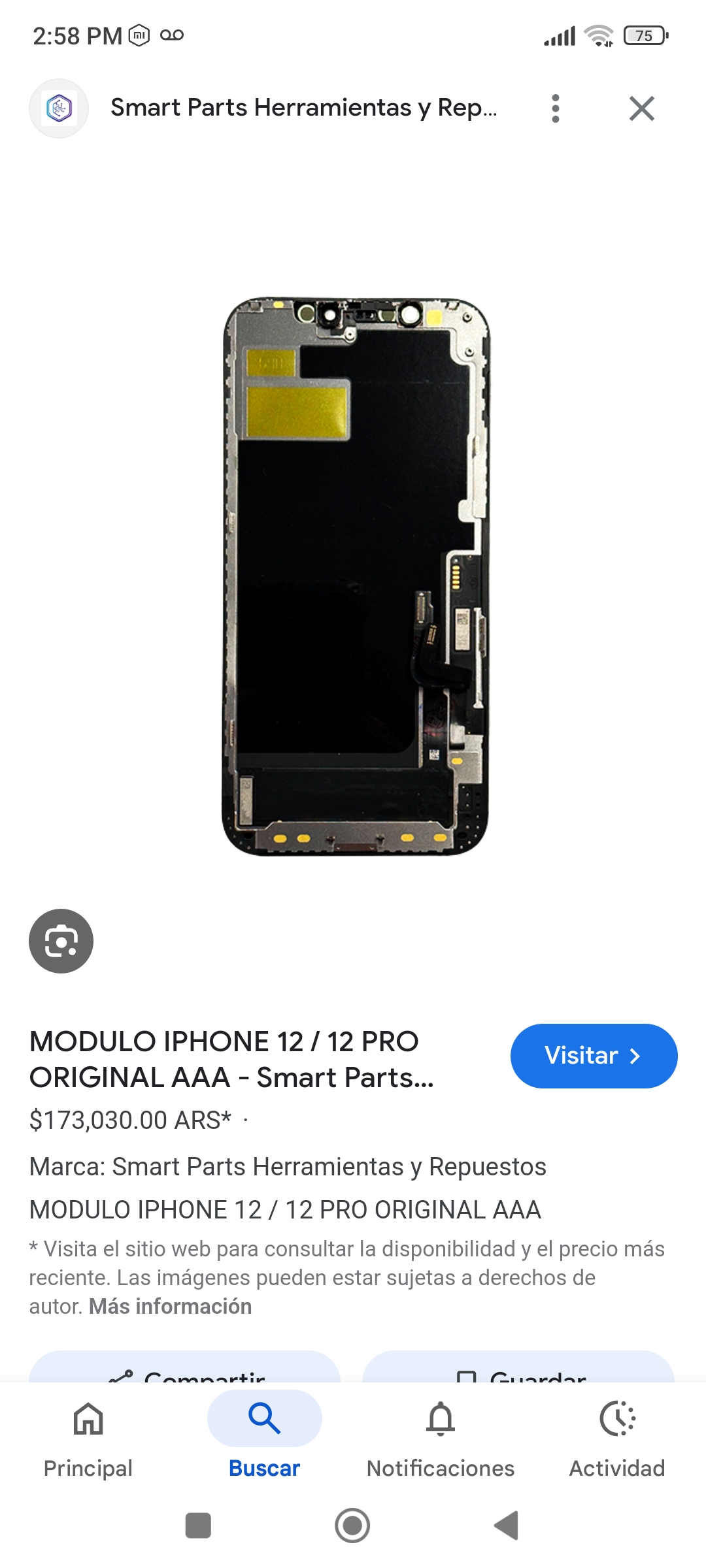 MODULO IPHONE 12/ 12 PRO OLED GX