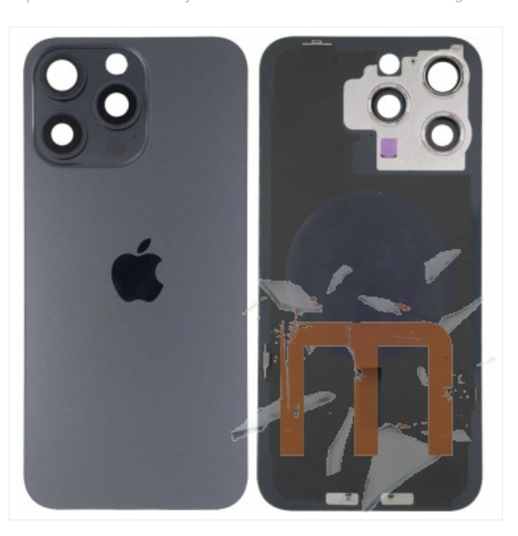 Tapa iphone 15 pro negro